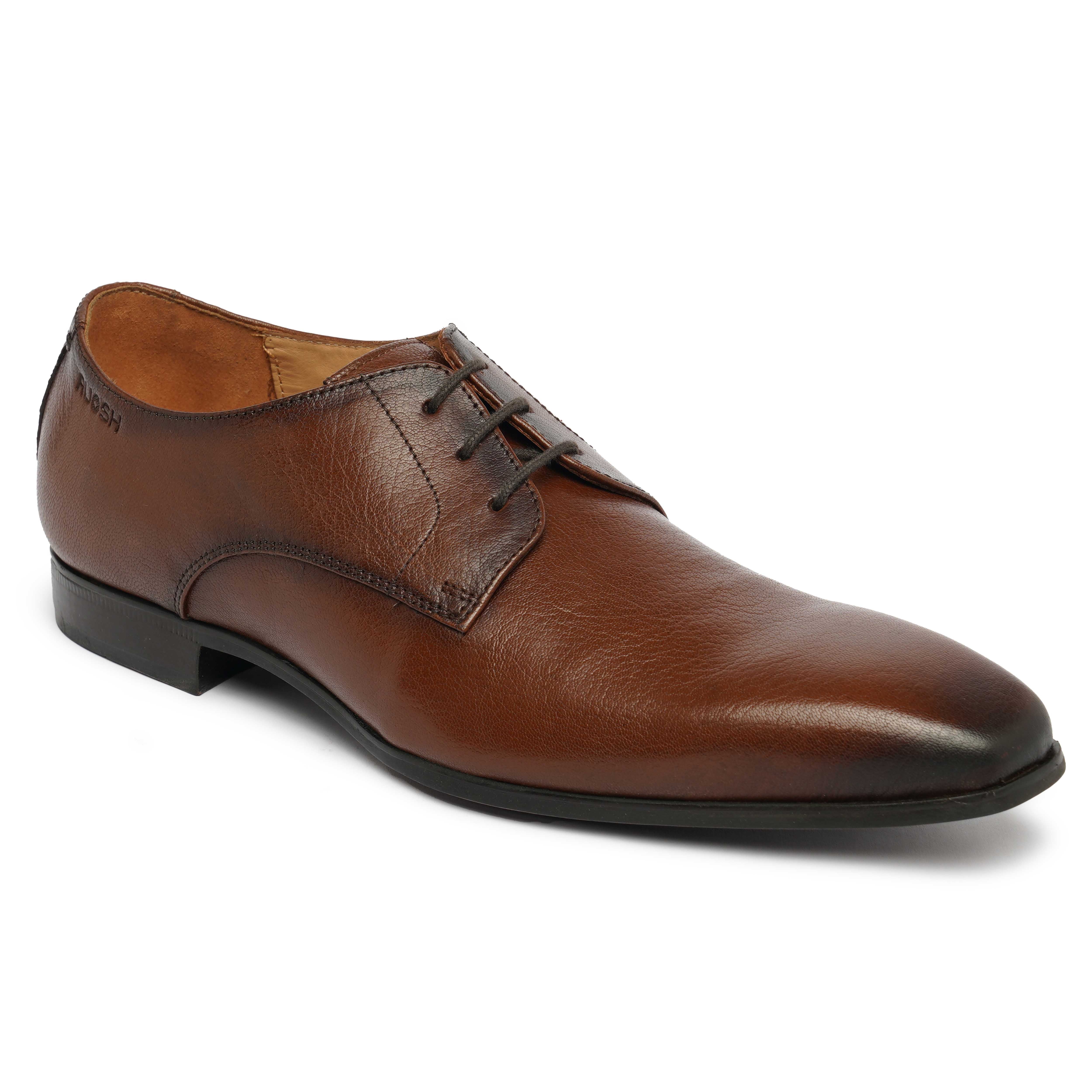 The King Ruosh Men Brown Formal Lace-Up
