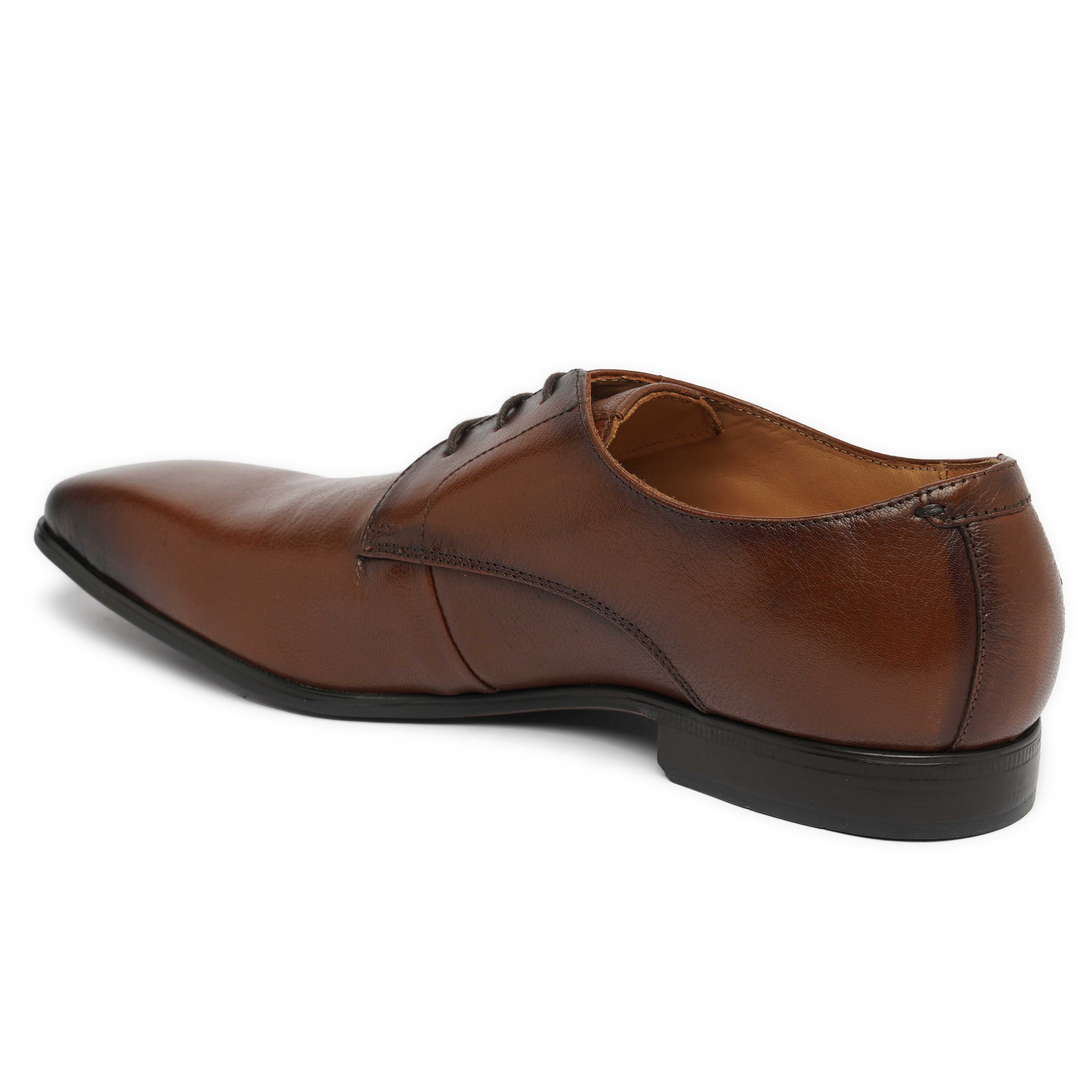 The King Ruosh Men Brown Formal Lace-Up