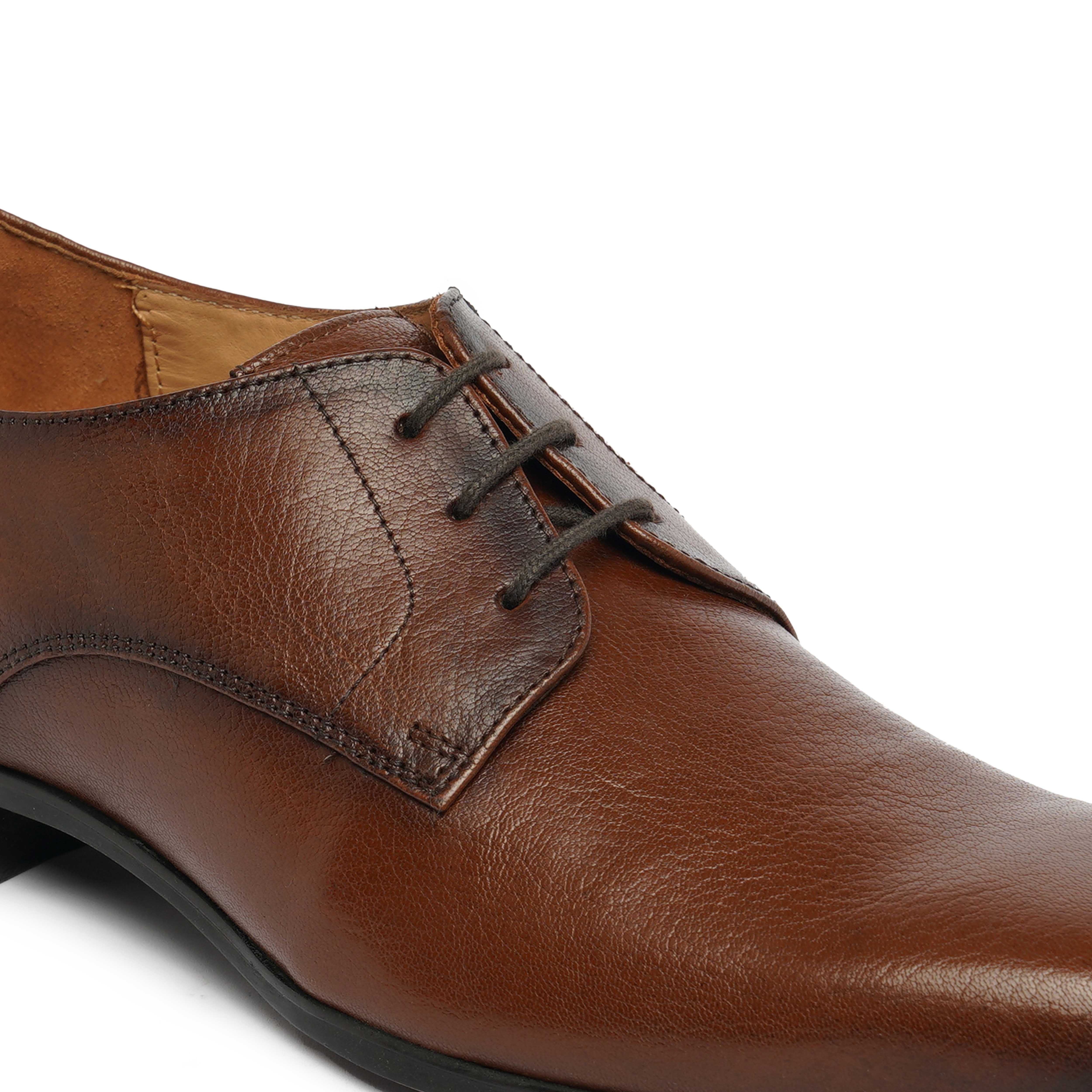 The King Ruosh Men Brown Formal Lace-Up