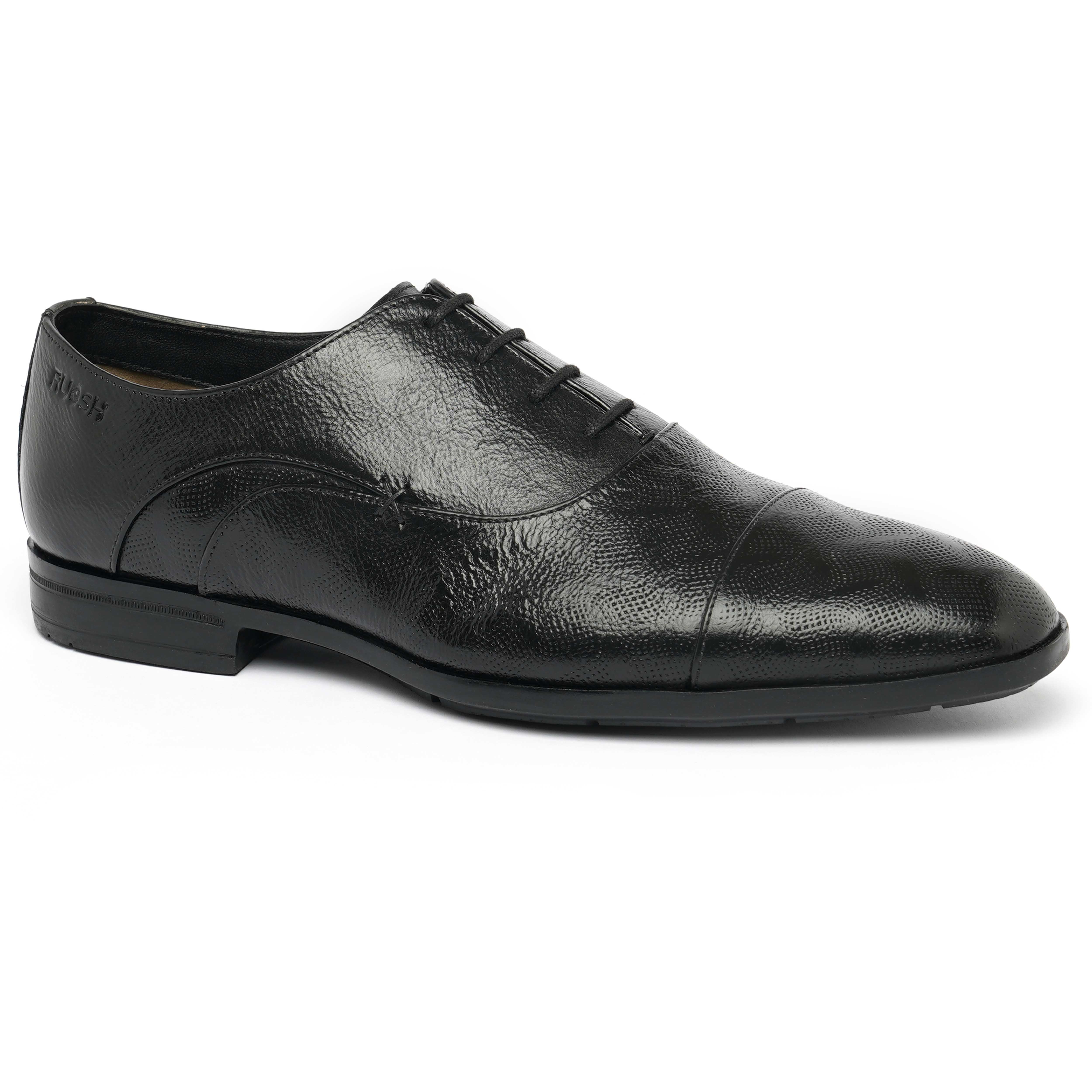 The Cameroon Ruosh Men Black Formal Lace-Up