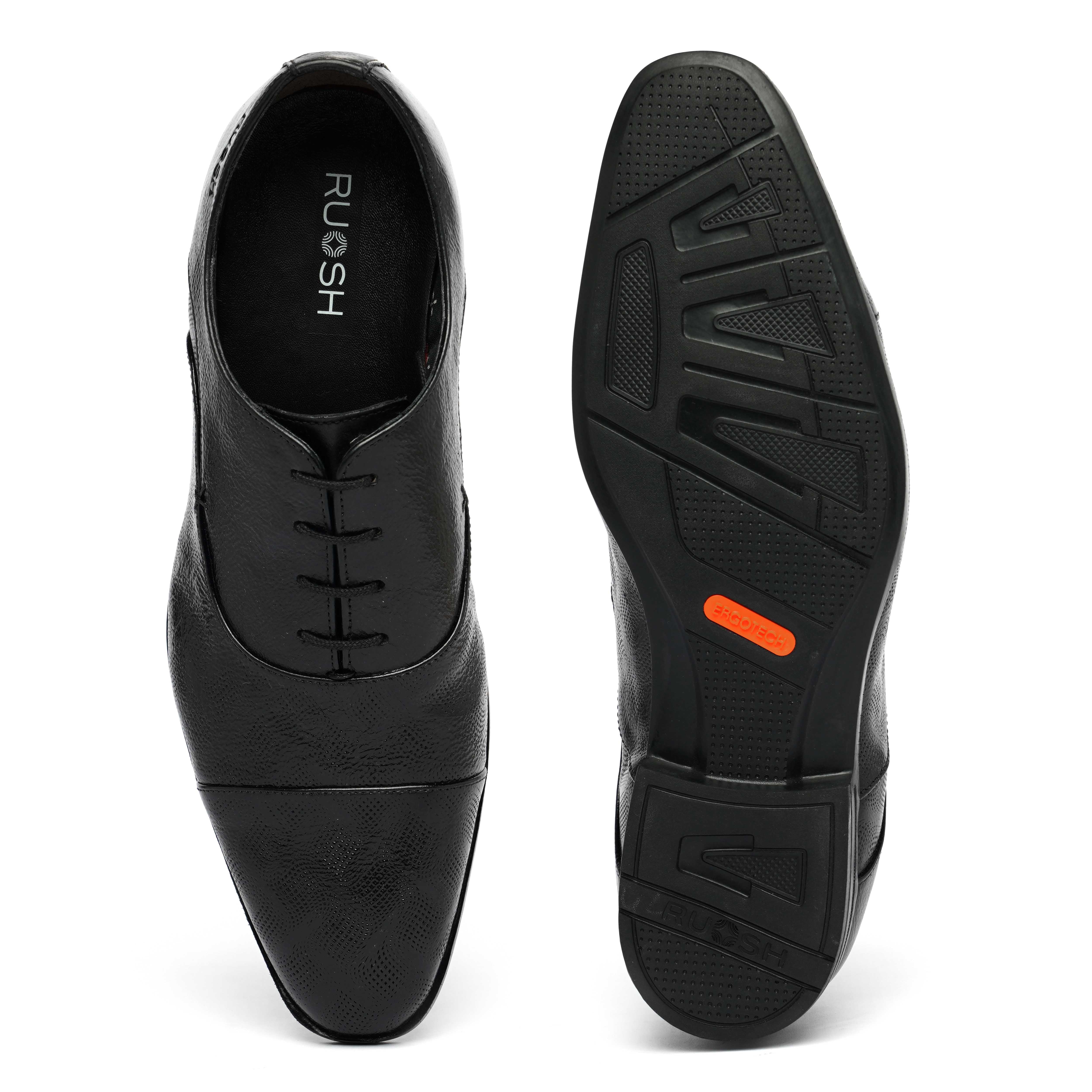 The Cameroon Ruosh Men Black Formal Lace-Up