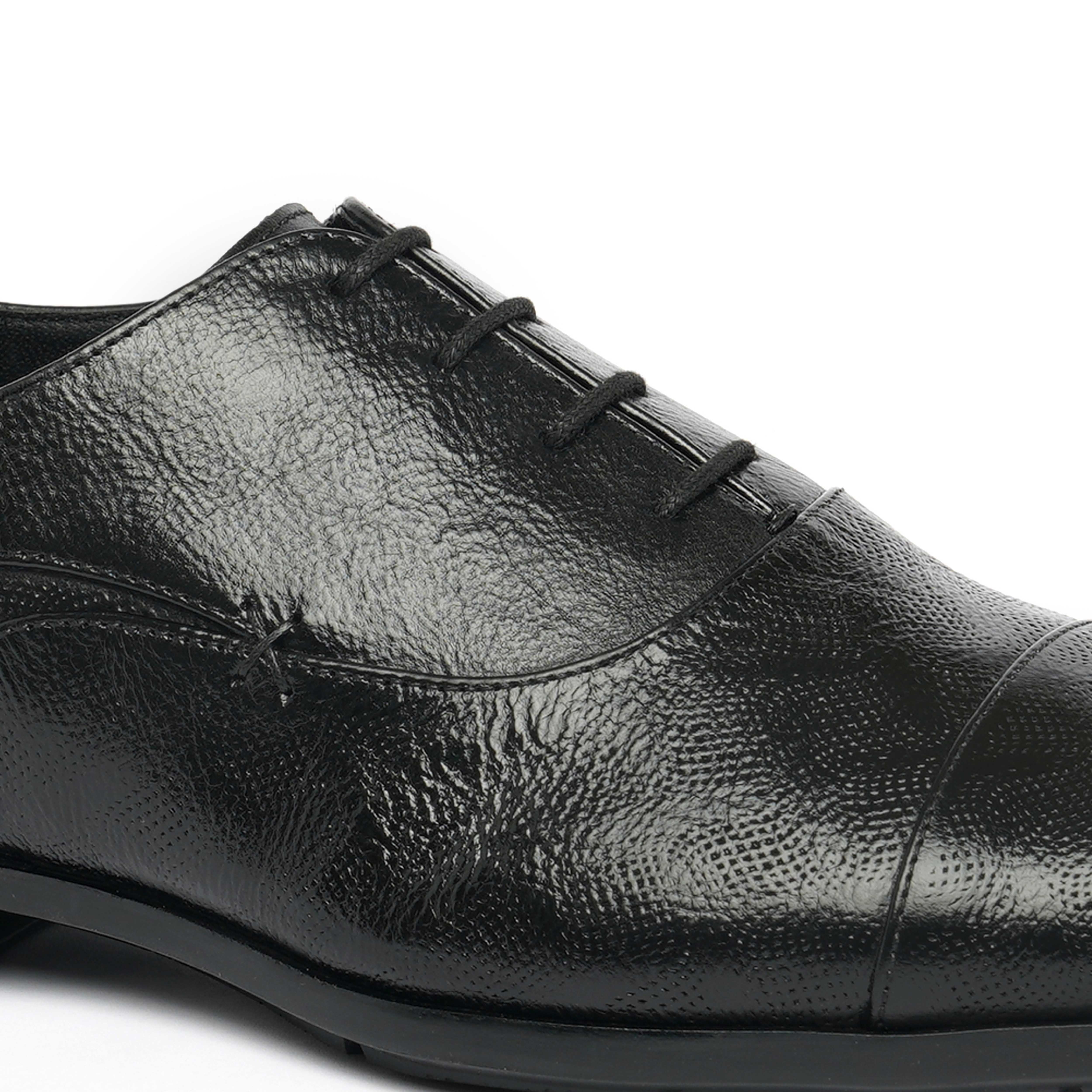 The Cameroon Ruosh Men Black Formal Lace-Up