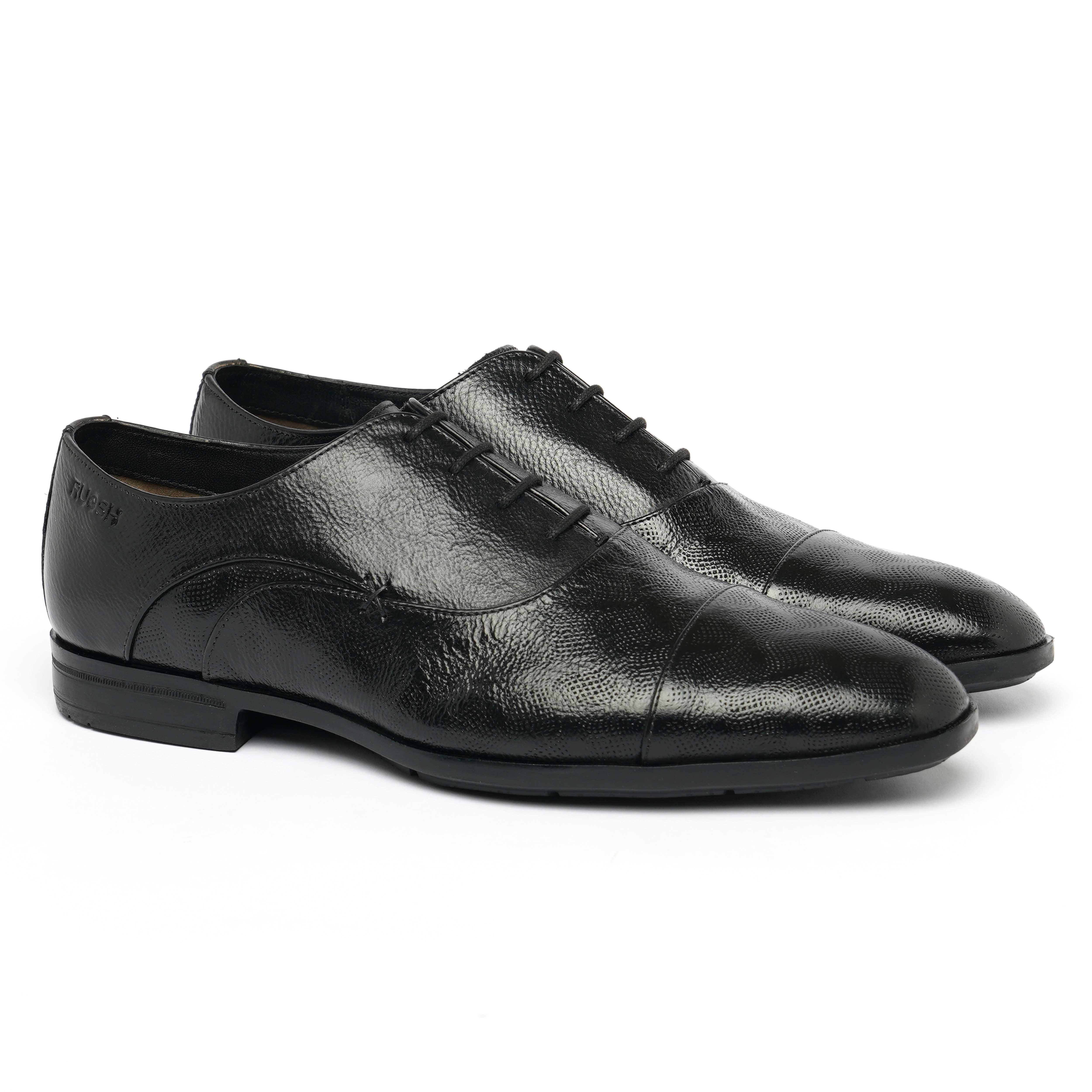 The Cameroon Ruosh Men Black Formal Lace-Up