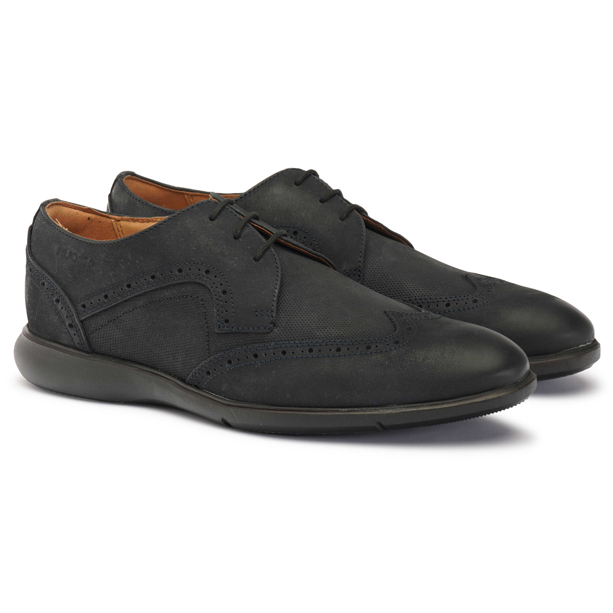 The Newyork Ruosh Men Black Formal Lace-Up