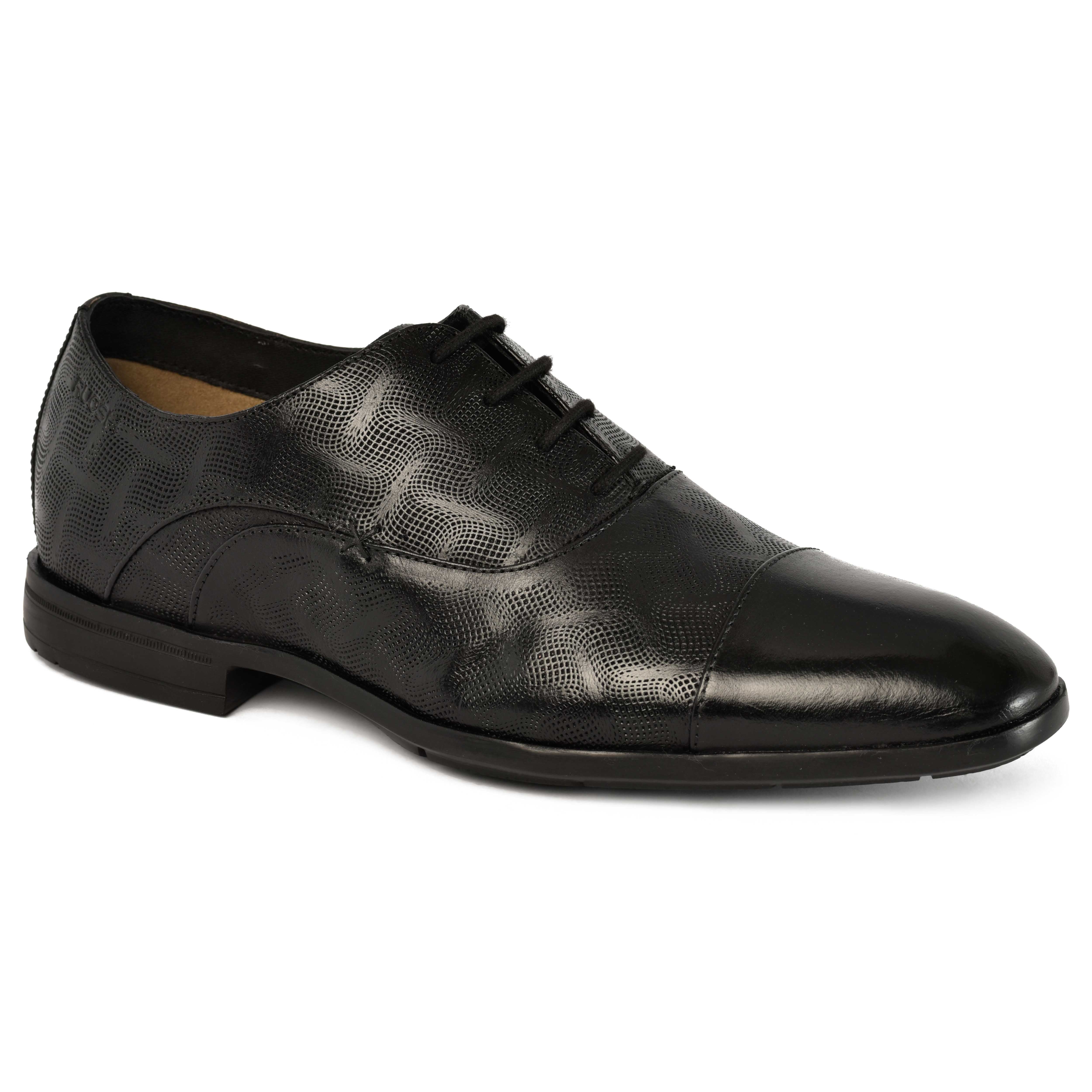The Cameroon Ruosh Men Black Formal Oxford