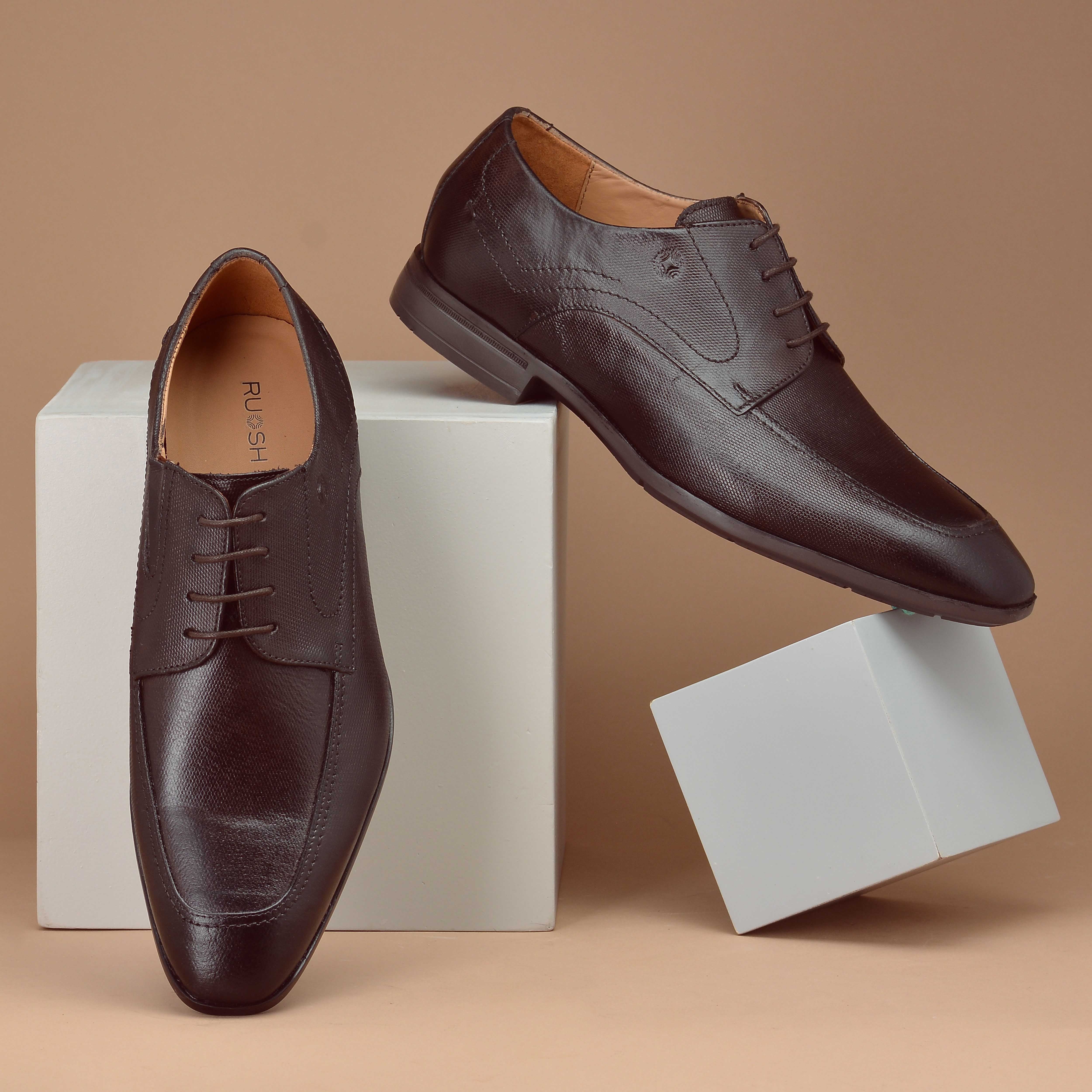 The Manchester Ruosh Men Brown Formal Lace-Up