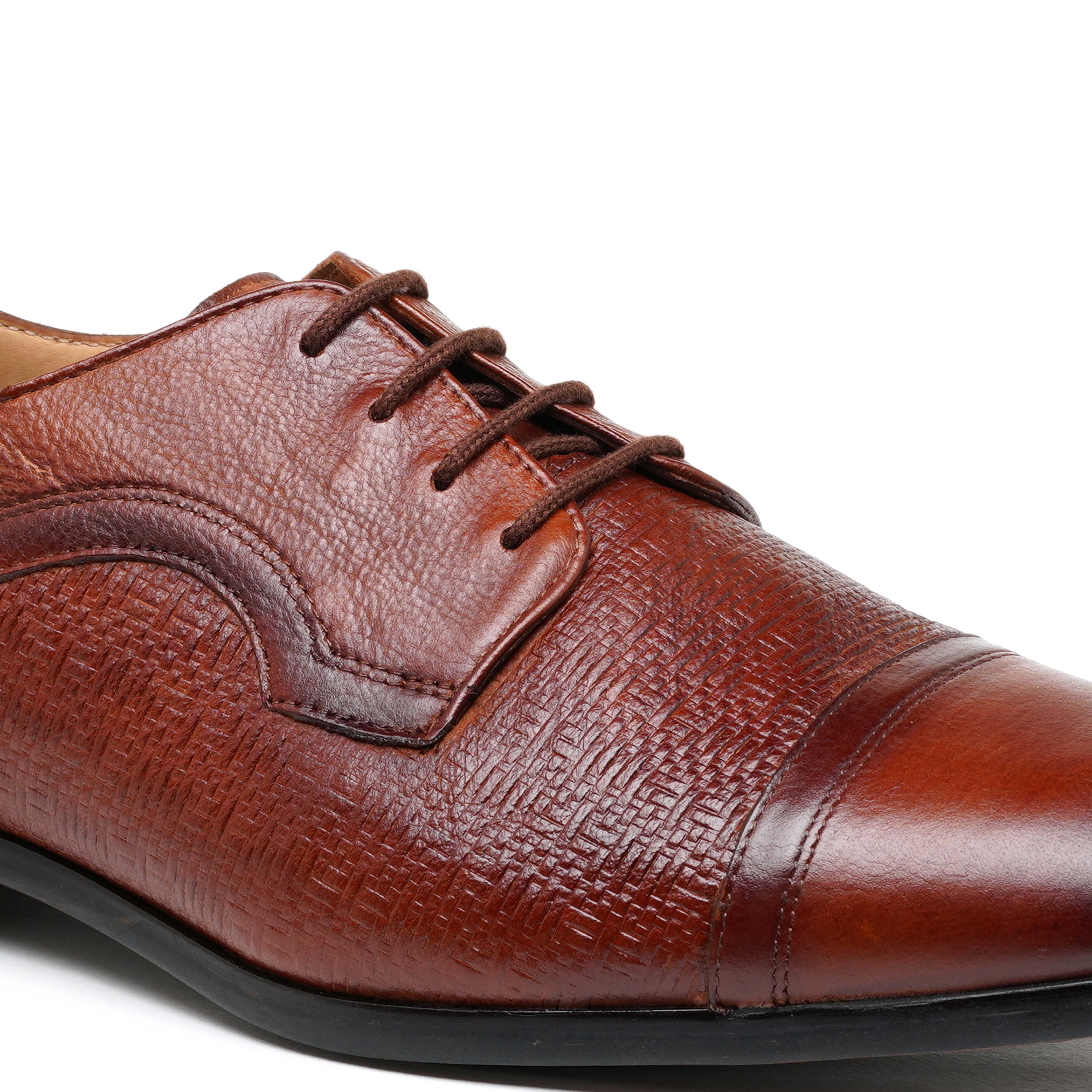 The Mexico Ruosh Men Tan Formal Lace-Up
