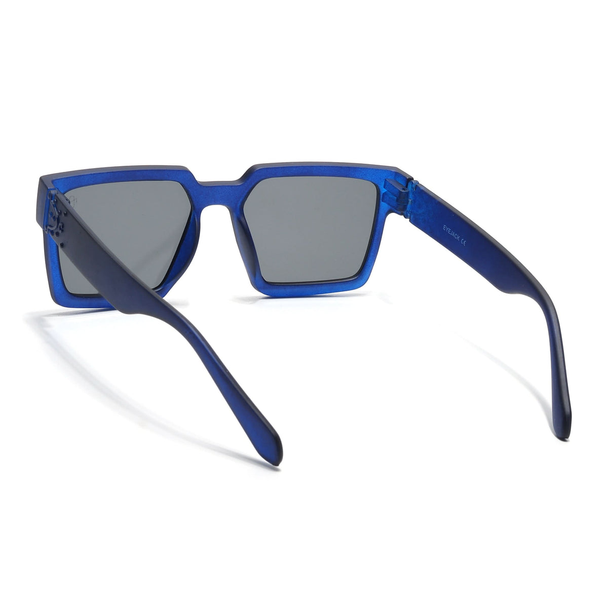 Eyejack Blue Square Sunglasses for Men and Women - Style 1030 - view 7