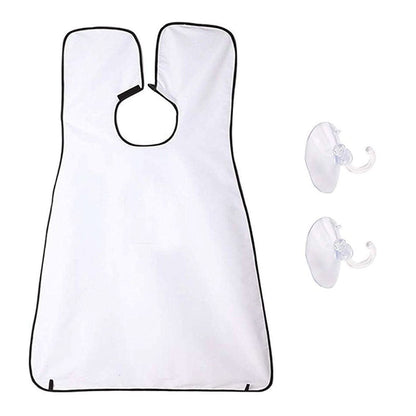 Shaving Beard Apron with Suction Cups – No-Mess Beard Catcher for Sink and Bathroom