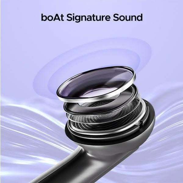 BoAt Airdopes 91 Wireless Earbuds with 45 Hours Playback, BEAST™ Mode, ASAP™ Charge, Dual Mics with ENx™ Technology - HalfPe