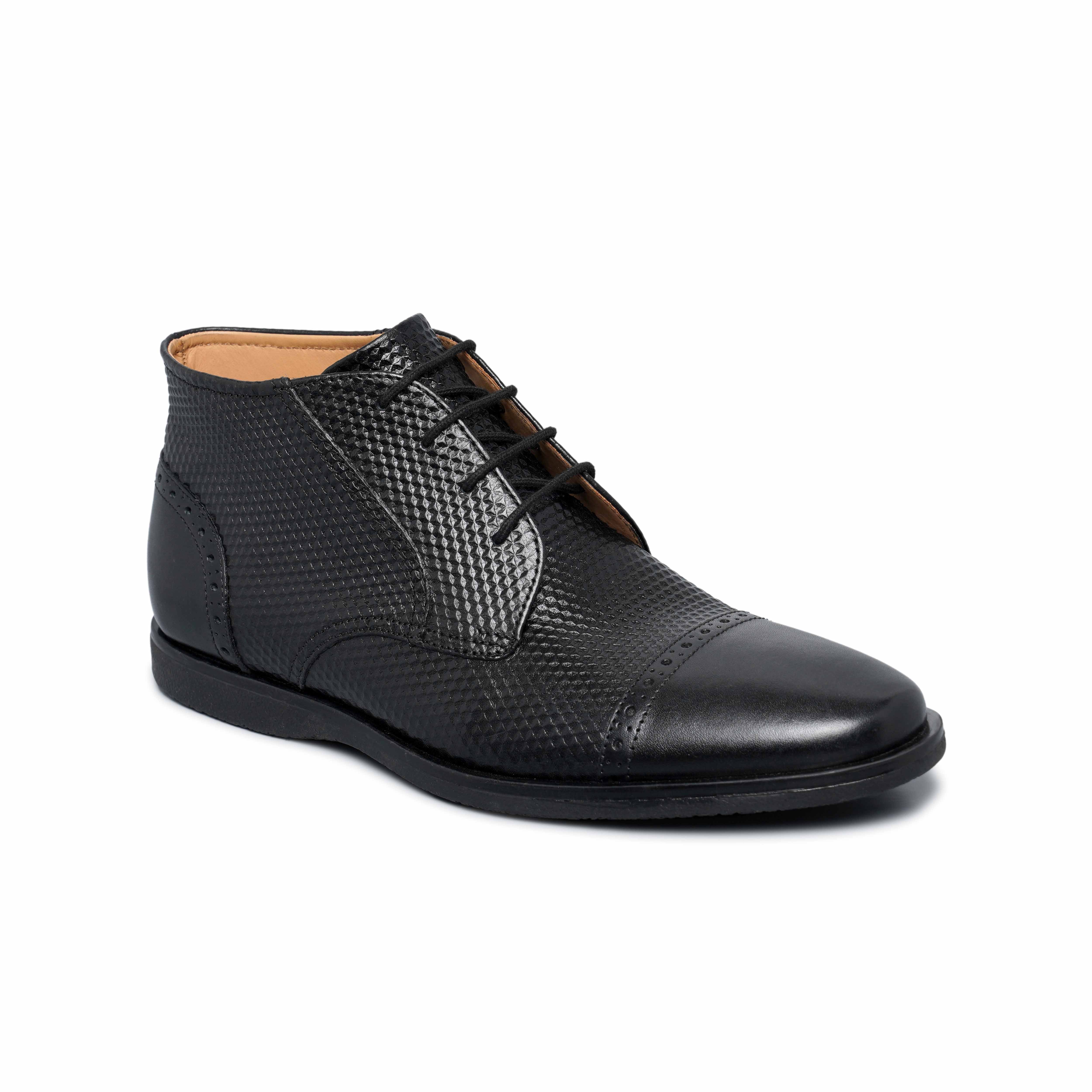 The Venice Ruosh Men Black Ankle Chukka Boot
