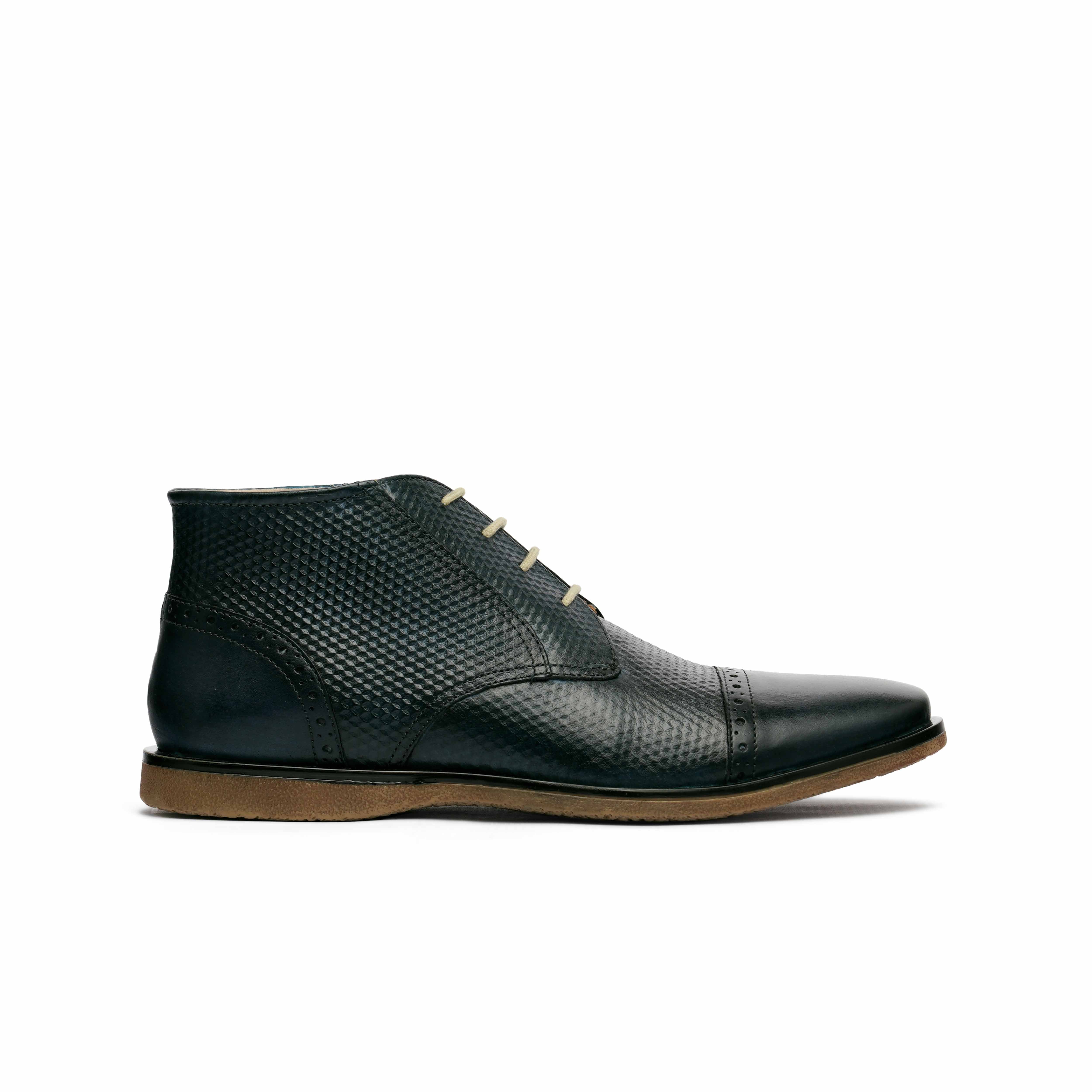 The Venice Ruosh Men Navy Ankle Chukka Boot