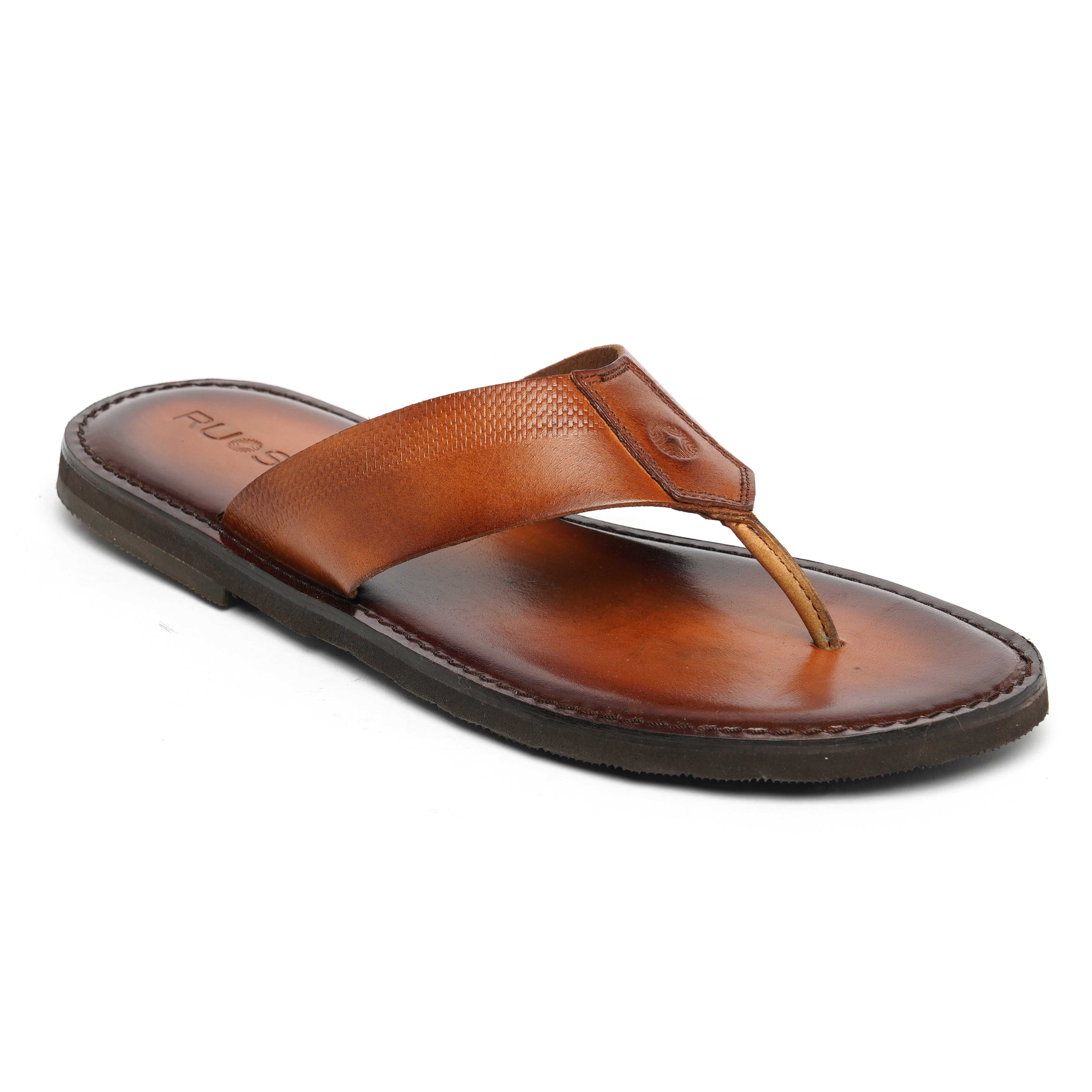 The Pisa Ruosh Men Tan Slipper