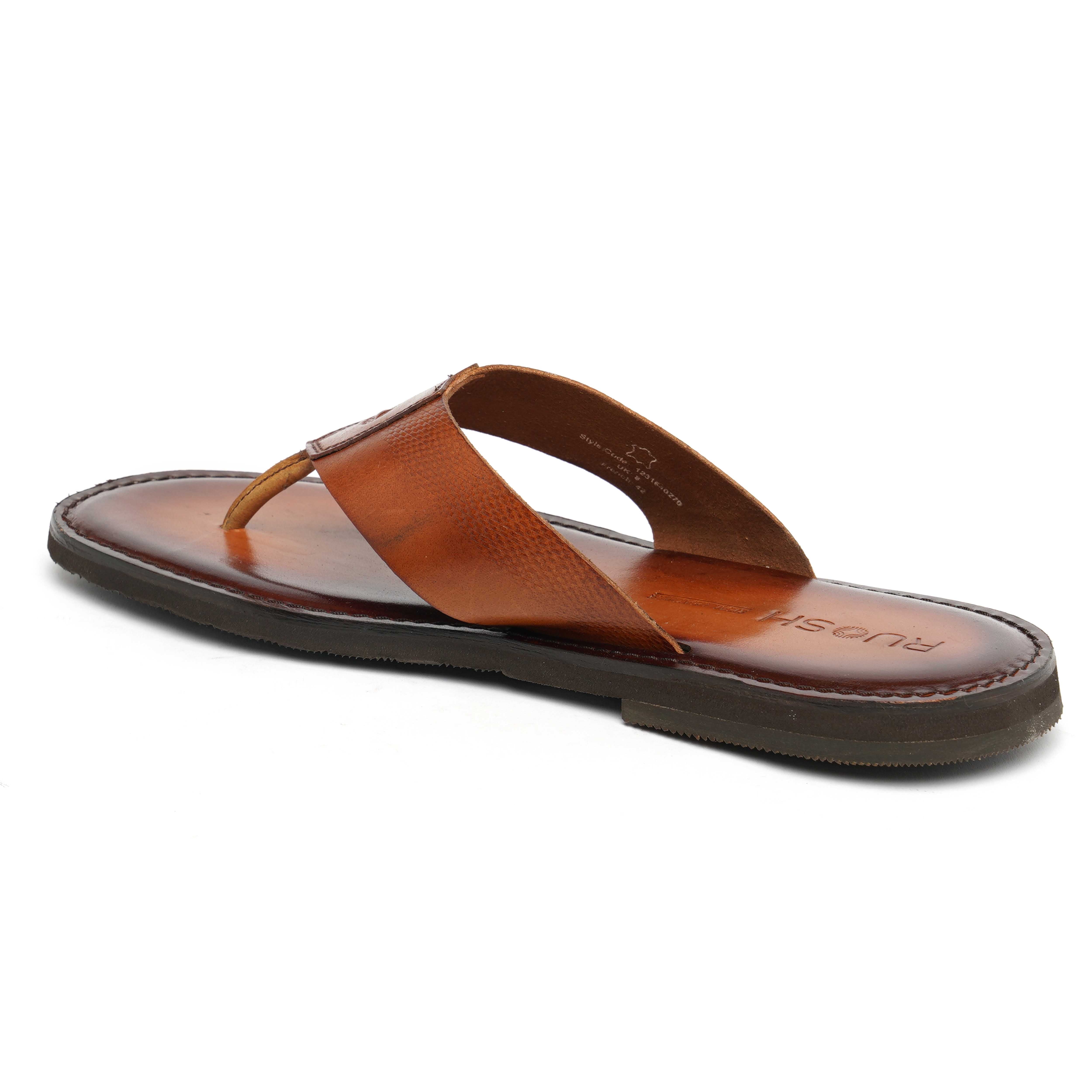 The Pisa Ruosh Men Tan Slipper