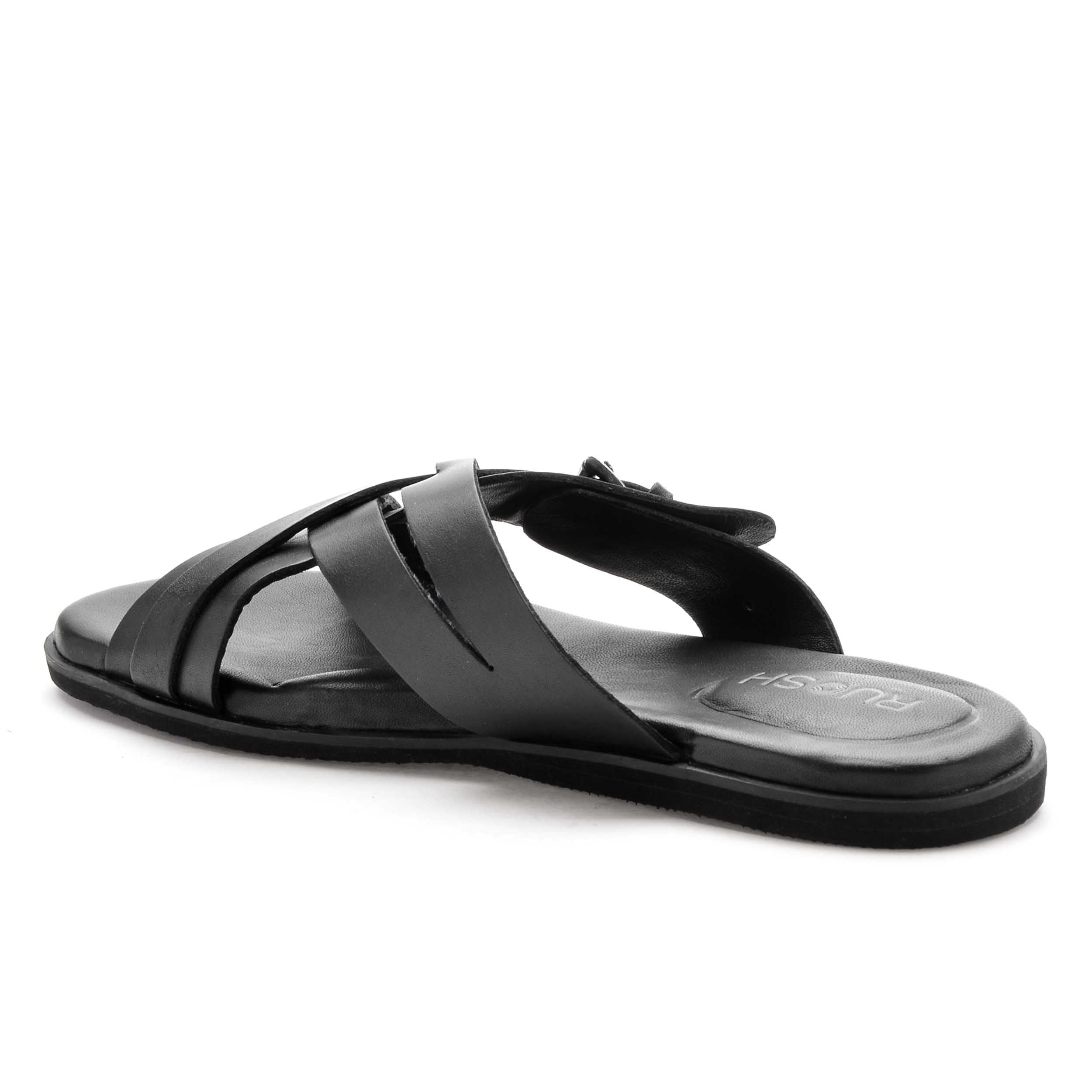 The Rio Ruosh Men Black Slipper