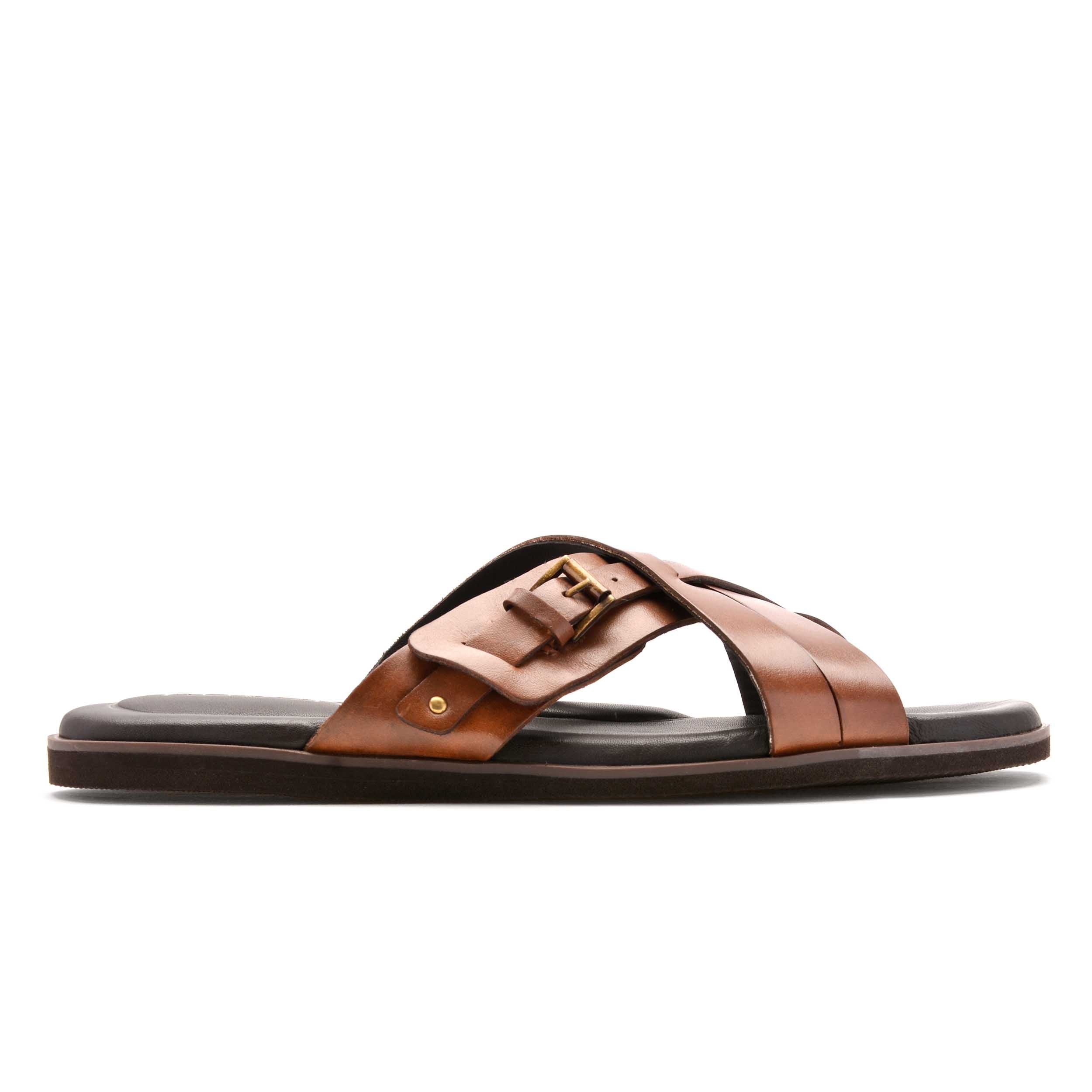 The Rio Ruosh Men Tan Slipper
