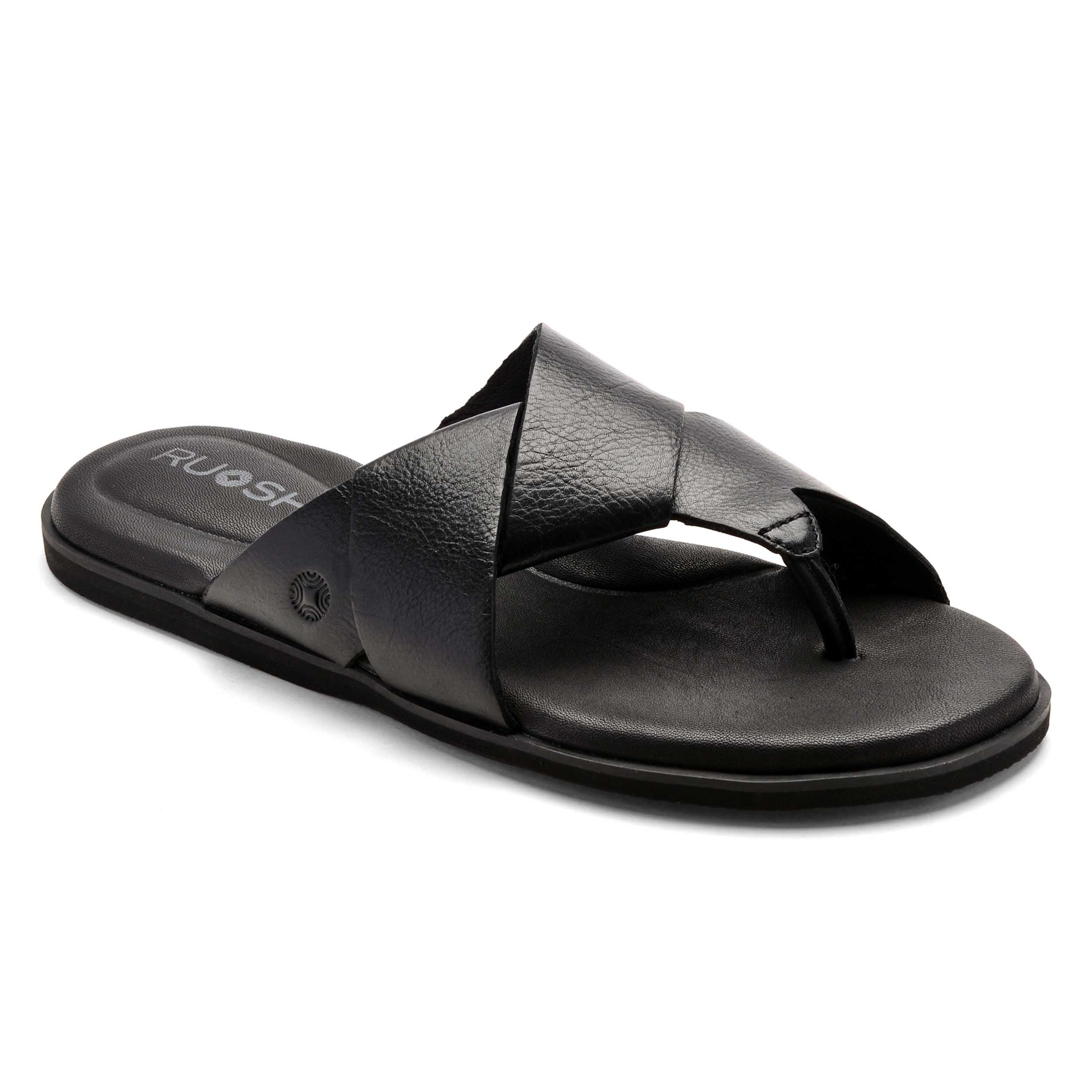 The Rubio Ruosh Men Black Slipper