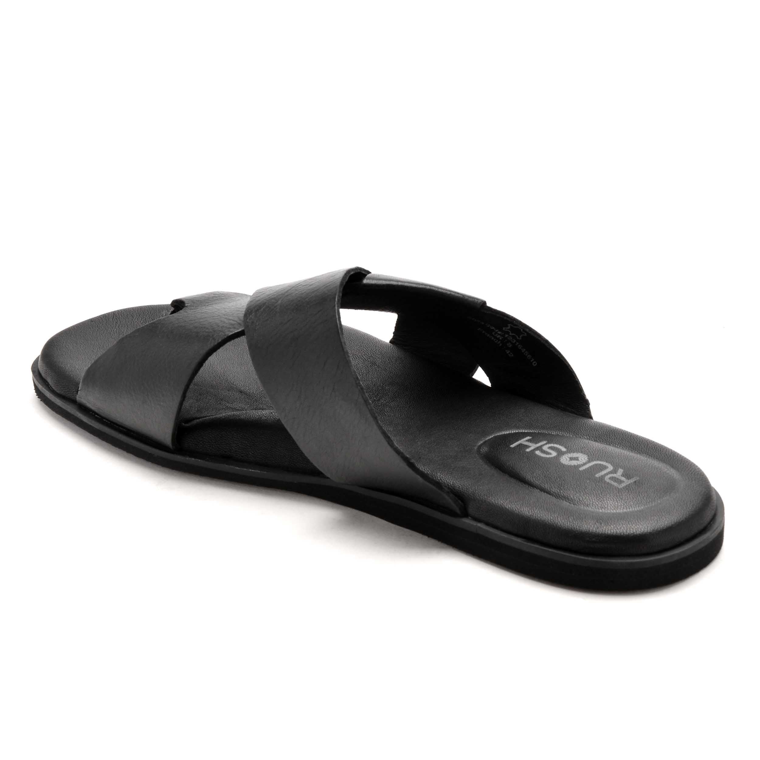 The Rubio Ruosh Men Black Slipper