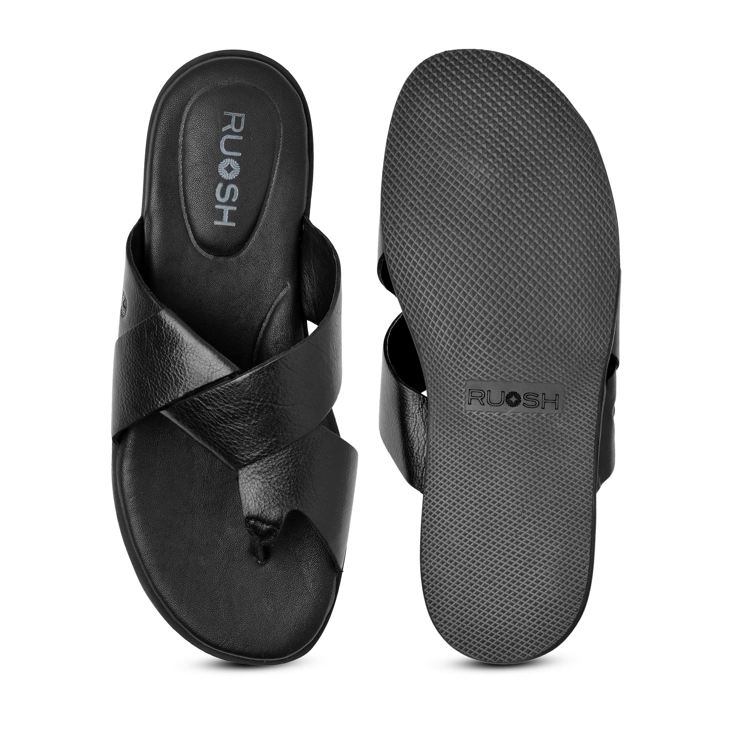 The Rubio Ruosh Men Black Slipper