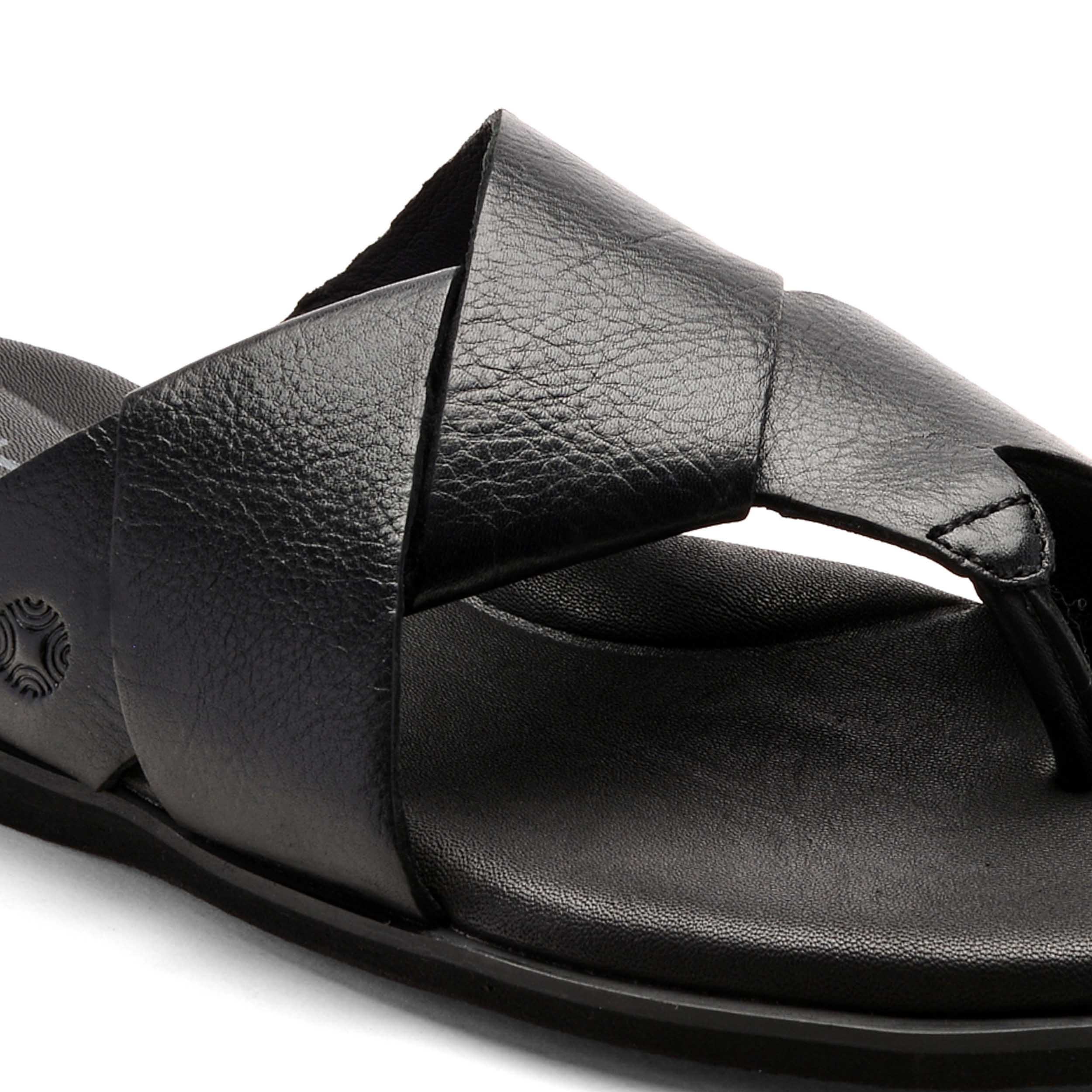 The Rubio Ruosh Men Black Slipper