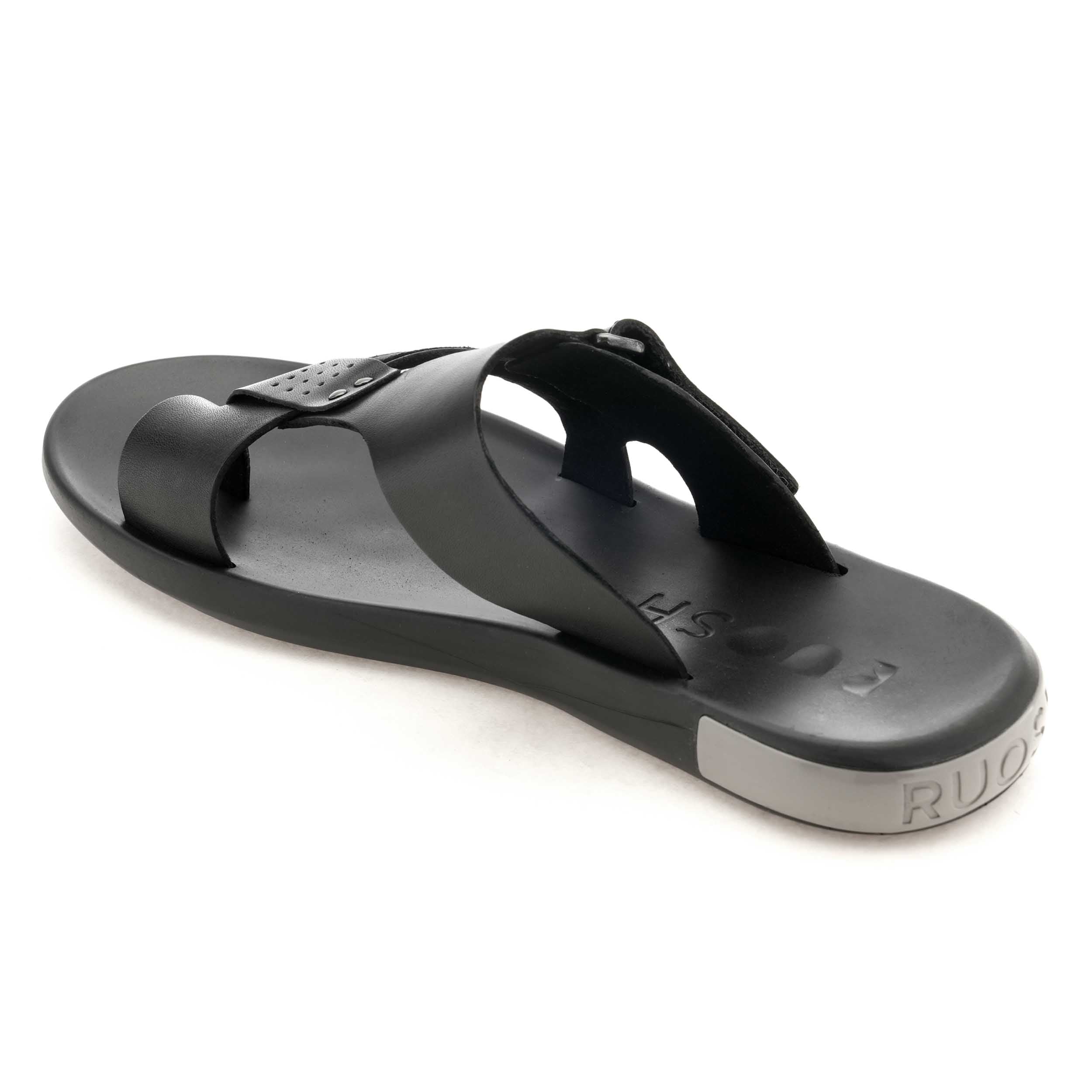 The Meg Black Men Casual Slipper Ruosh