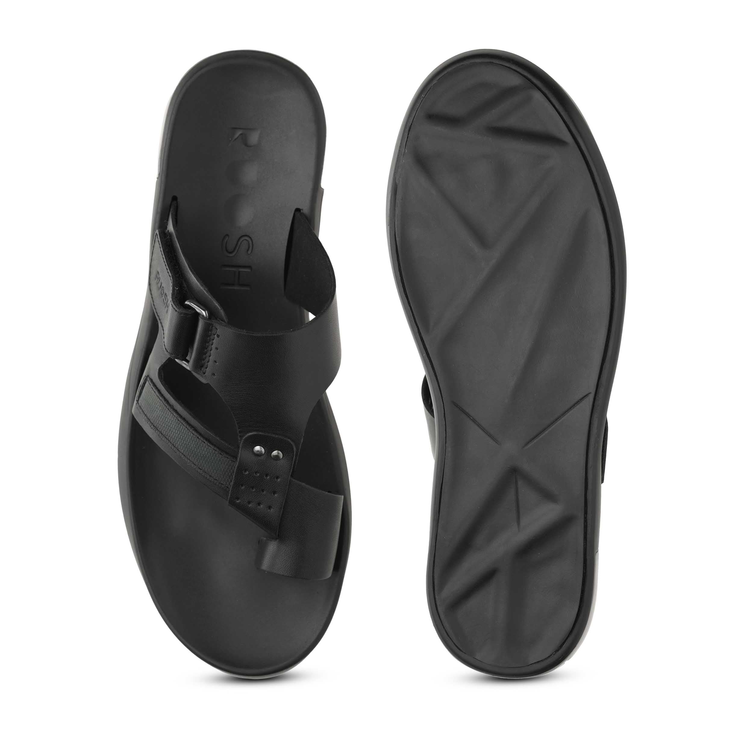 The Meg Black Men Casual Slipper Ruosh