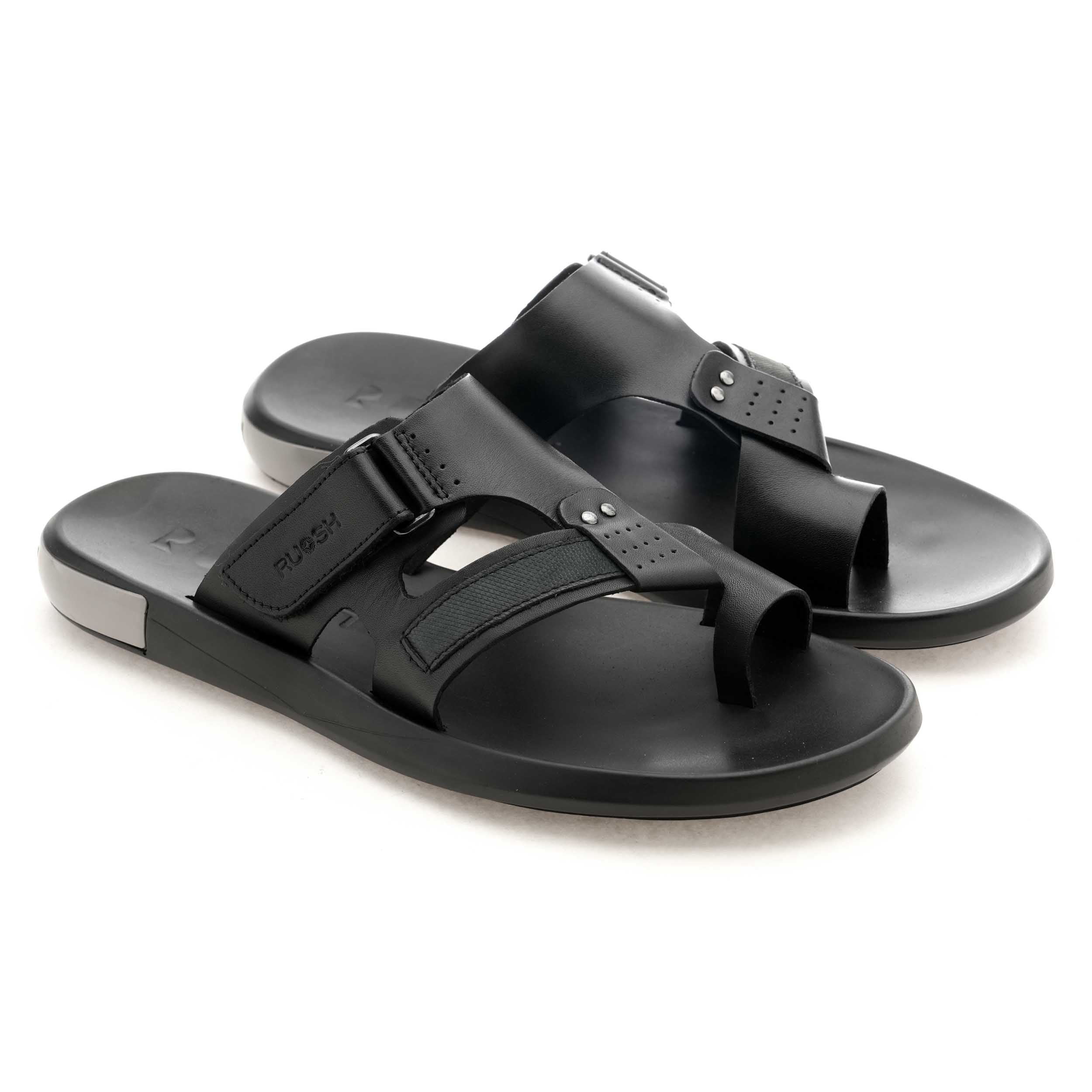 The Meg Black Men Casual Slipper Ruosh
