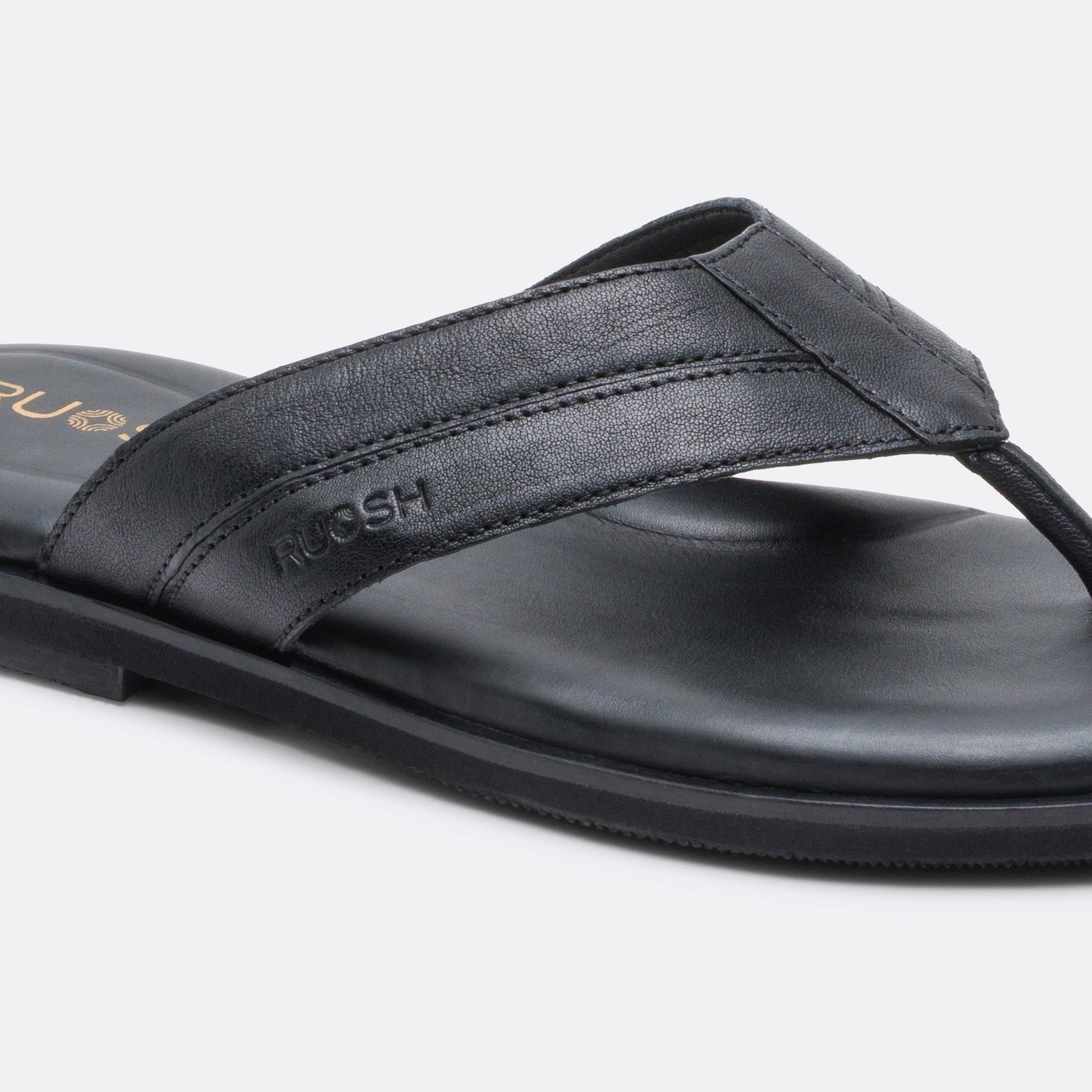 Onyxp Ruosh Men Black Sandals