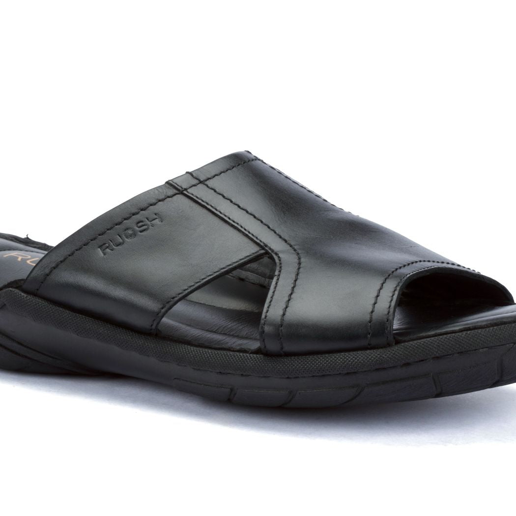 Appu Ruosh Men Black Sandals