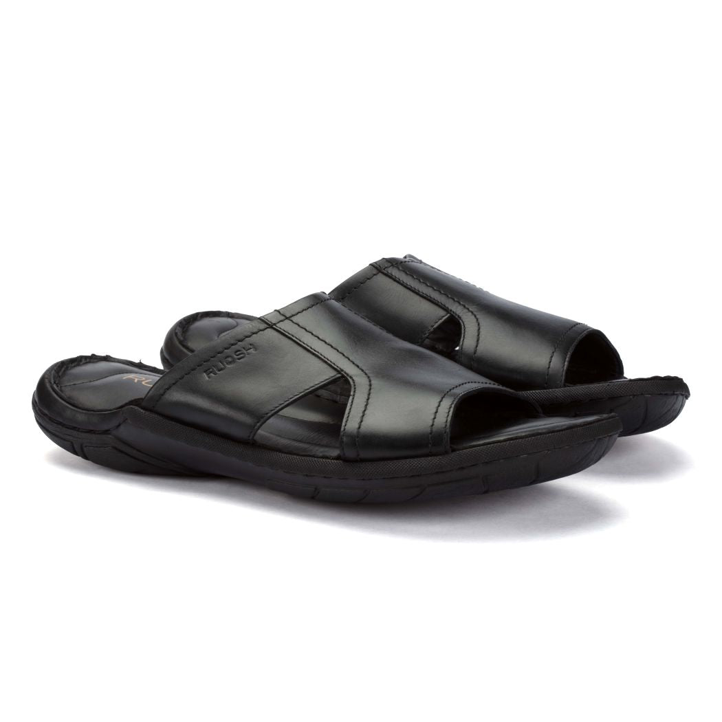 Appu Ruosh Men Black Sandals