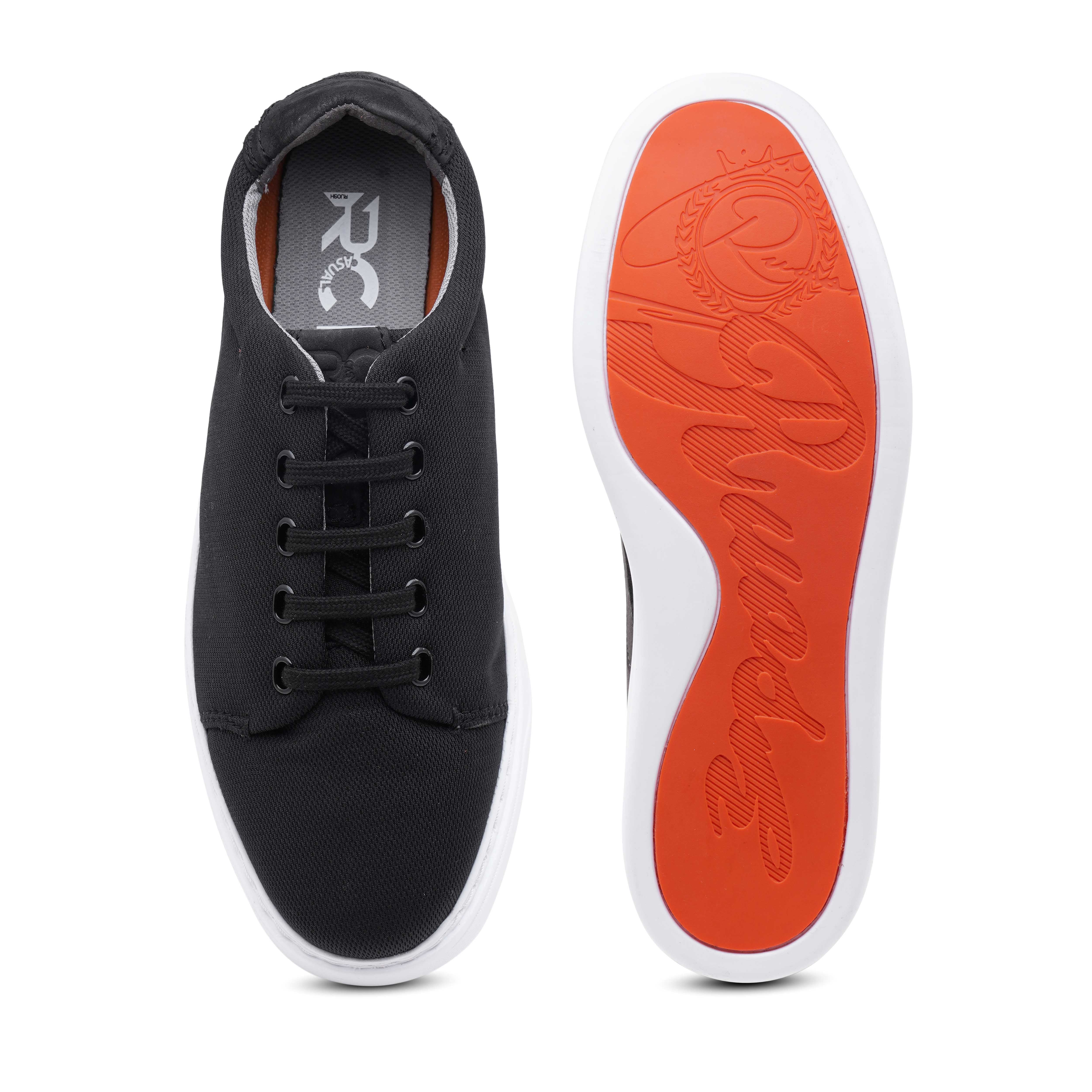 The Ruth Ruosh Men Black Casual Sneaker