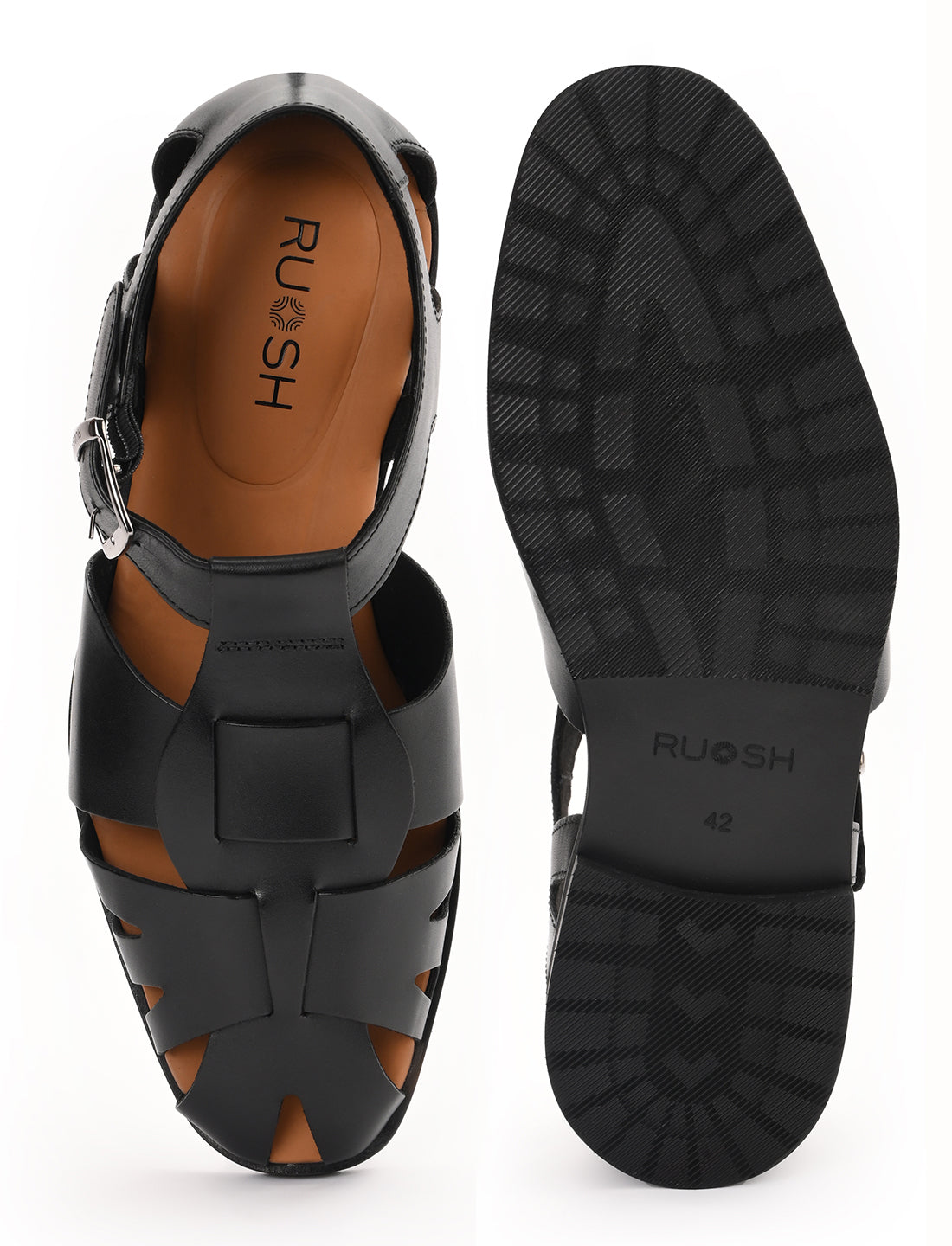 The Andy Black Men Sandal Ruosh