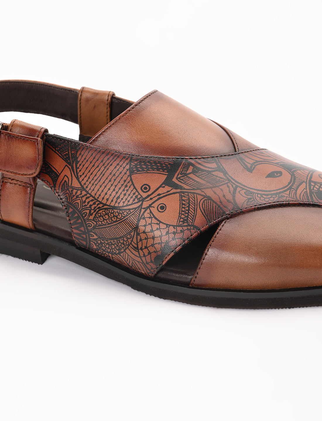 The Peshwa Tan Men Peshawari Sandal Ruosh