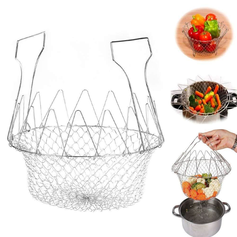 Foldable Strainer Chef Basket HP DD
