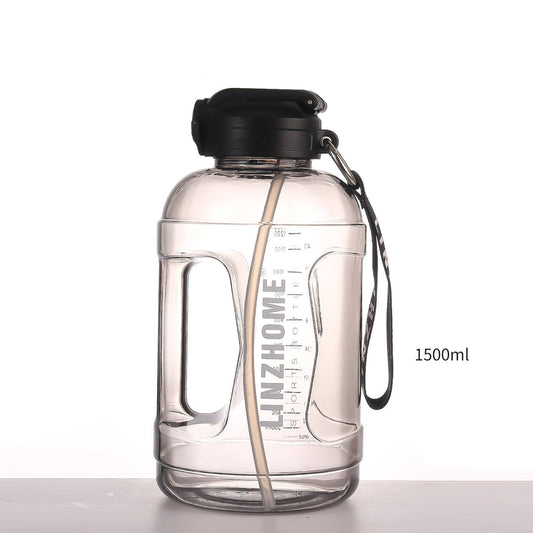 Stylish gym tumbler (Black-1500ml)