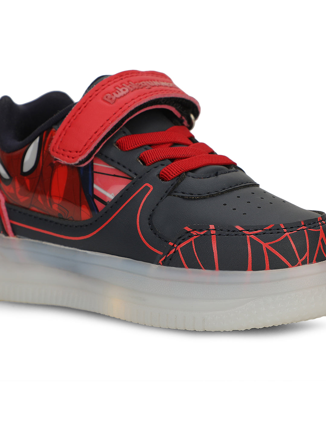 Bubblegummers Boys Casual Velcro Strap Shoes - Red - View 5