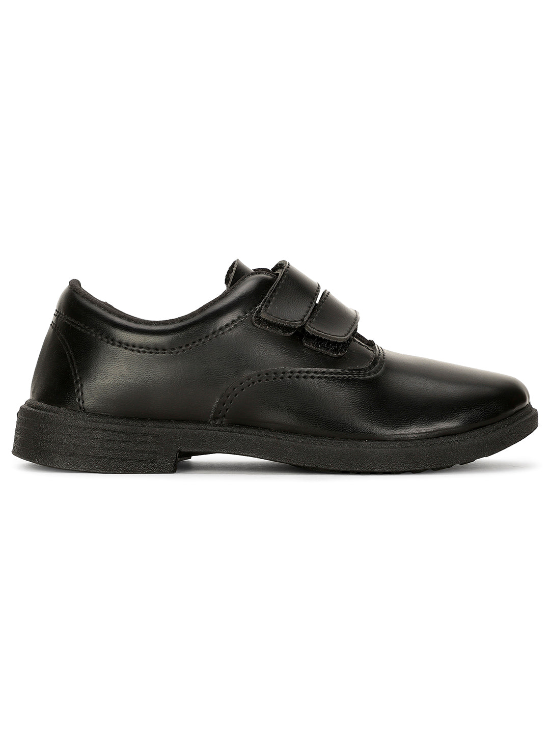 Bata Kids' Unisex Black Velcro School Shoes - Black