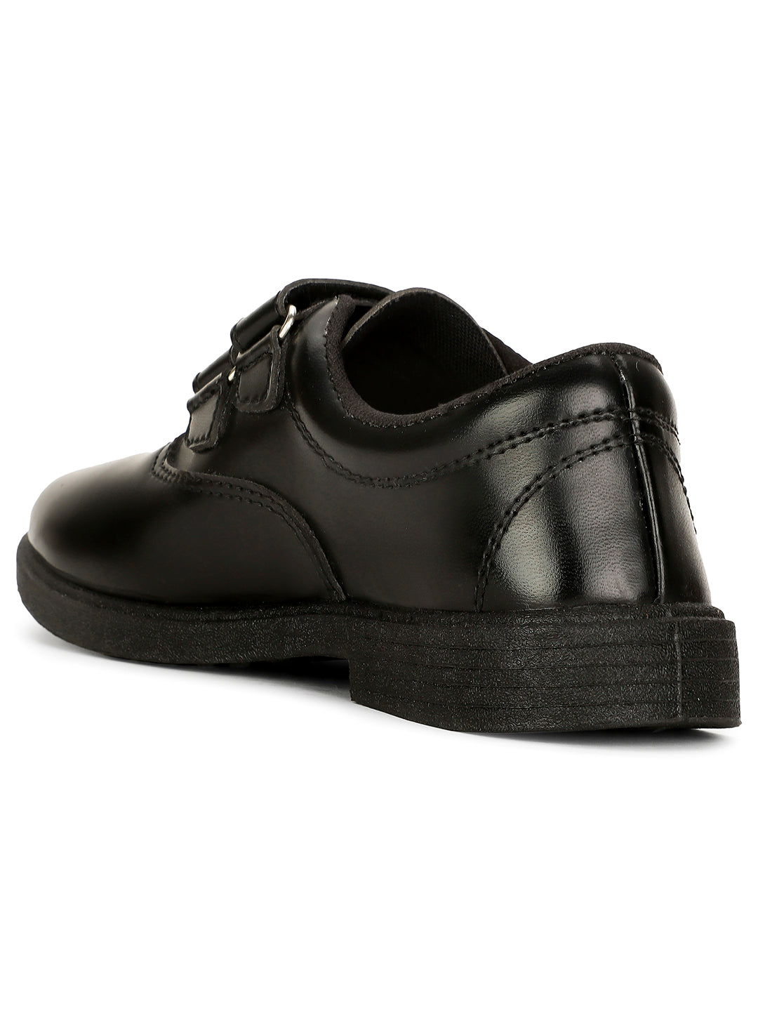 Bata Kids' Unisex Black Velcro School Shoes - Black