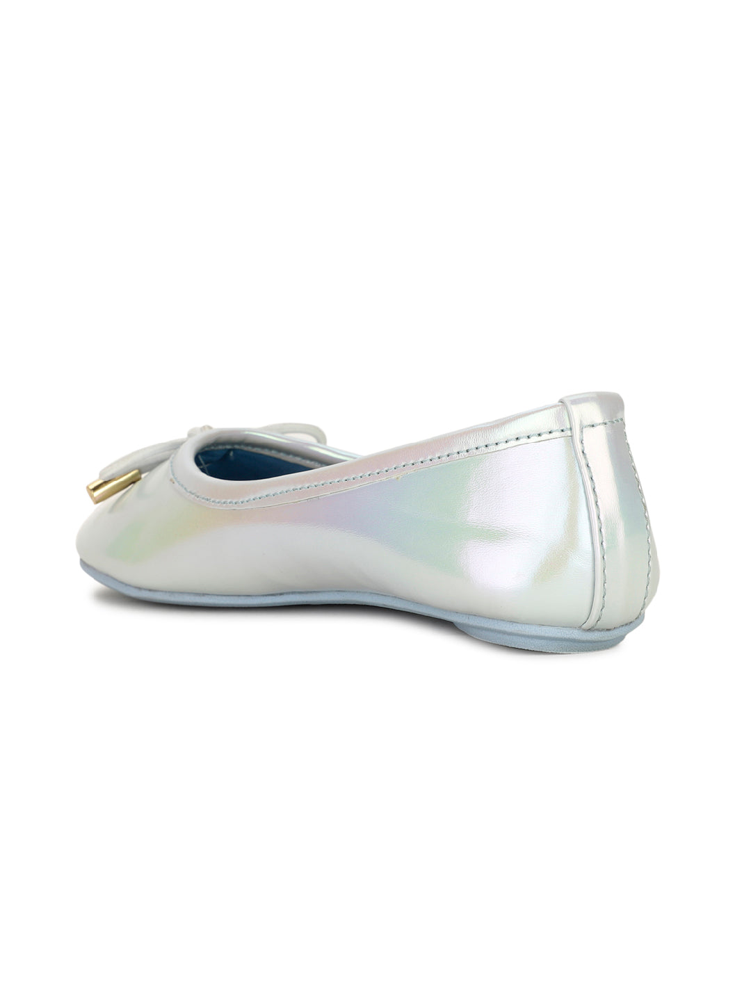 Bubblegummers Girl's Light Green Casual Ballet Flat - Light Green - View 3