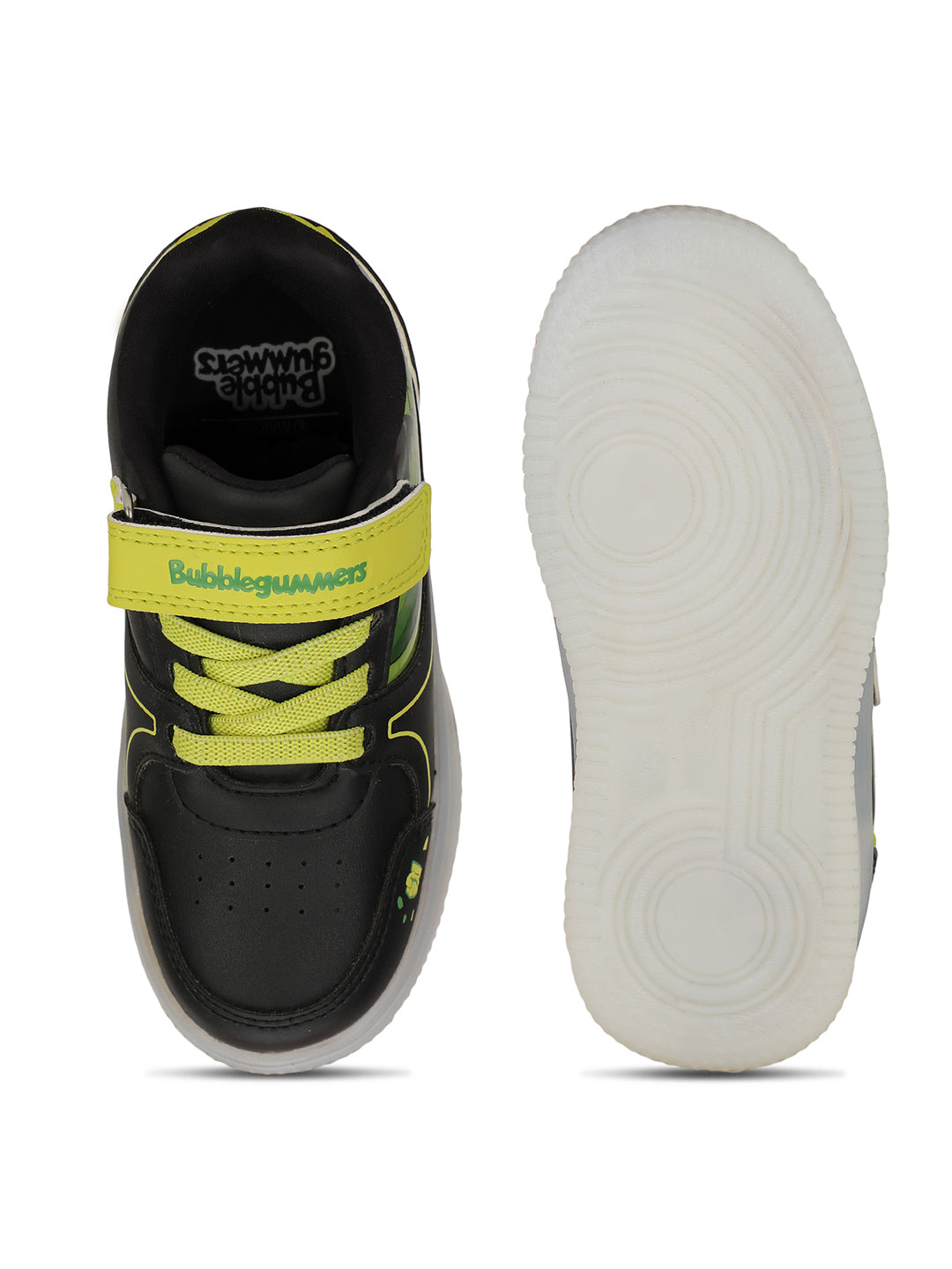 Bubblegummers Boys Casual Velcro Strap Shoes - Light Green - View 4