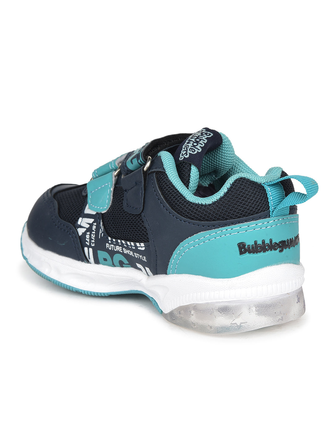 Bubblegummers Boy's Navy Blue Casual Velcro Strap Shoes - Navy Blue - View 3