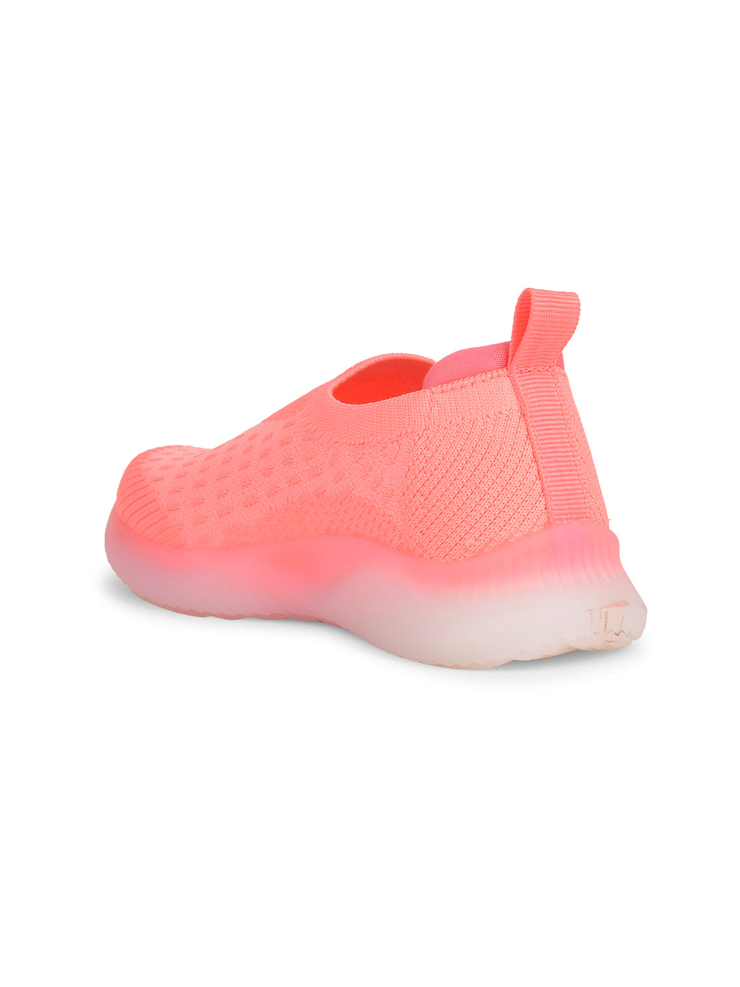 Bubblegummers Girl's Peach Casual Slip-on Shoes - Peach - View 3