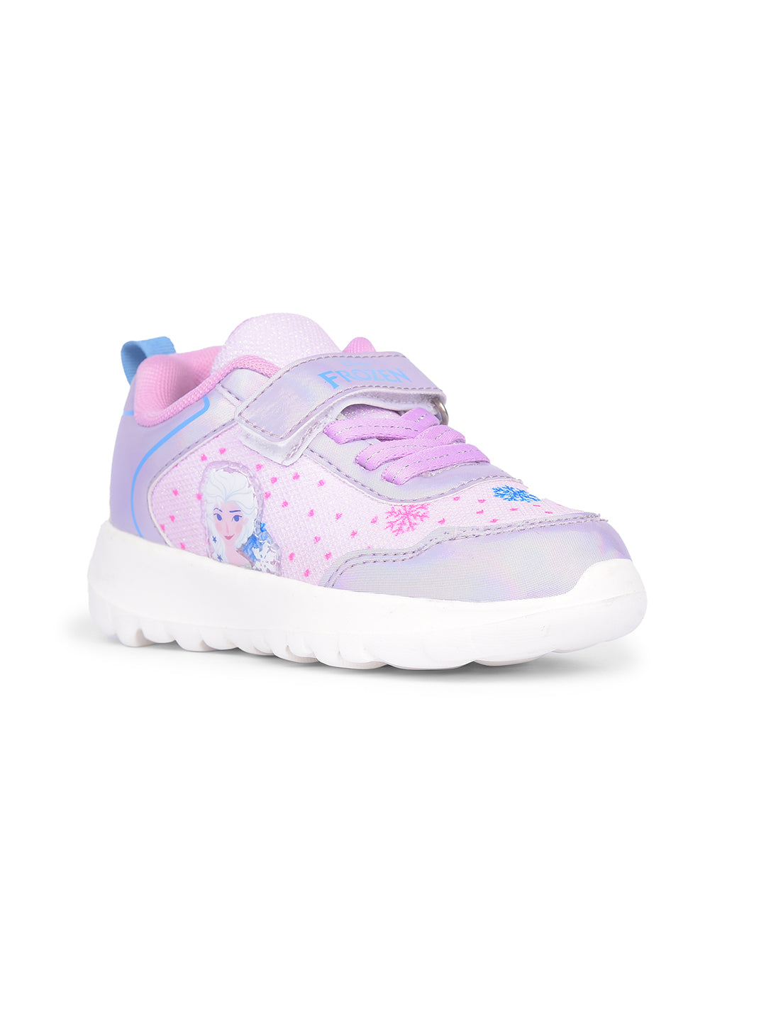 Bubblegummers Girls Casual Velcro Strap Shoes - Pink - View 1