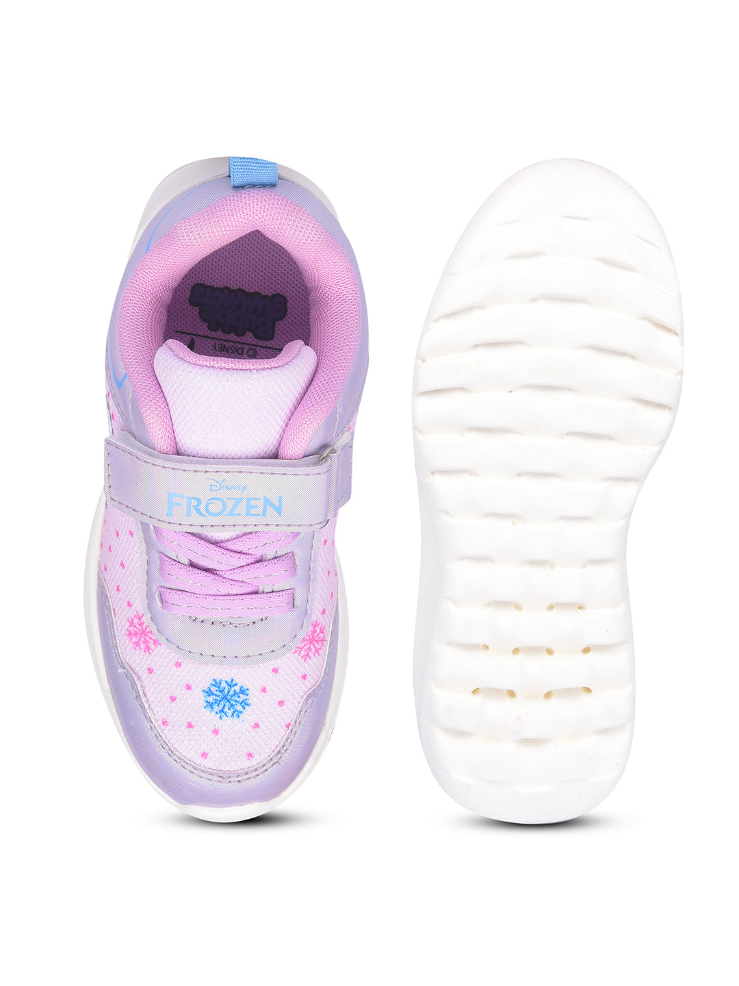 Bubblegummers Girls Casual Velcro Strap Shoes - Pink - View 4