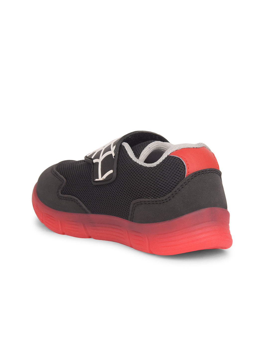 Bubblegummers Boy's Black Casual Velcro Strap Shoes - Black - View 3