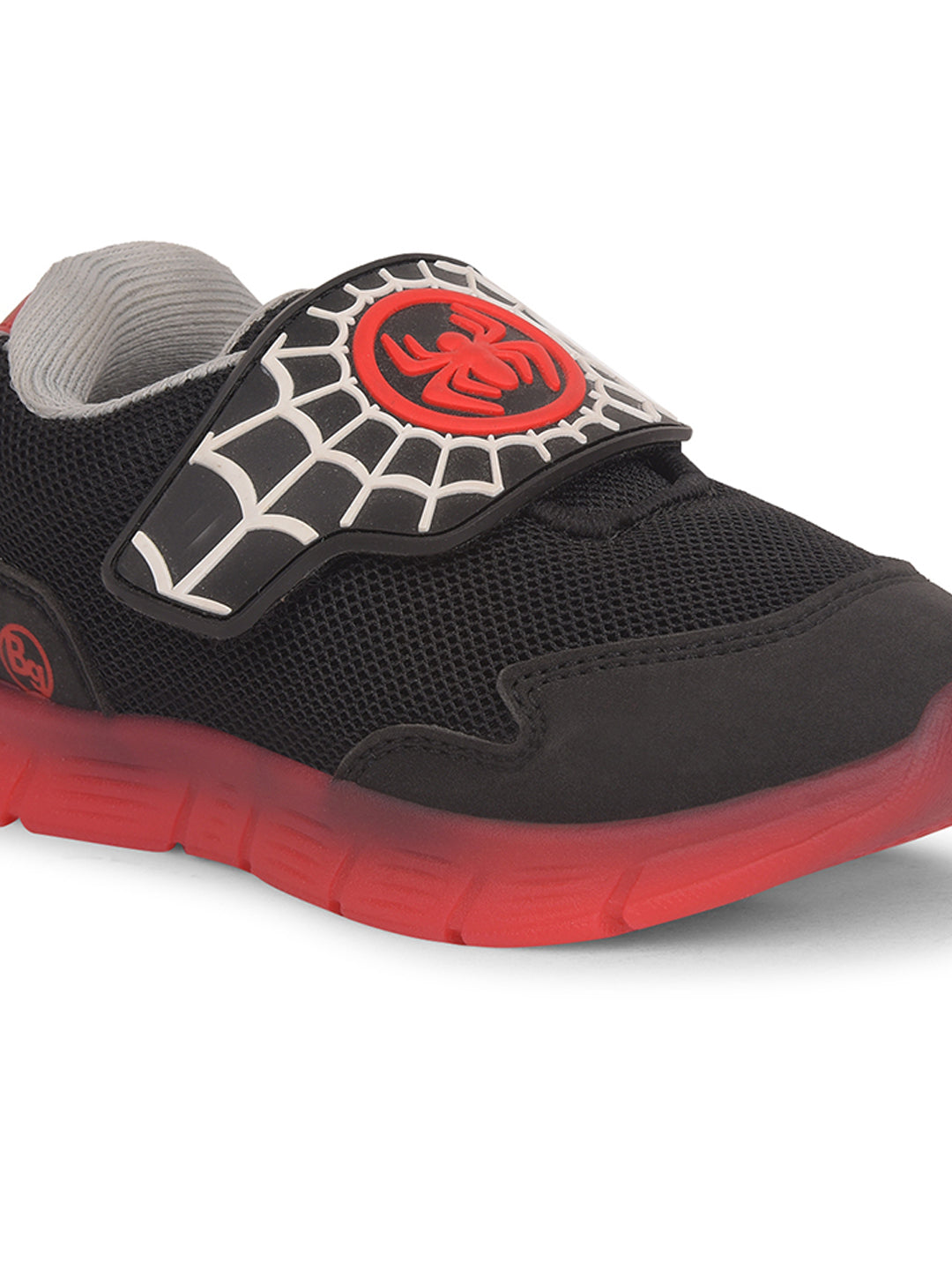 Bubblegummers Boy's Black Casual Velcro Strap Shoes - Black - View 5