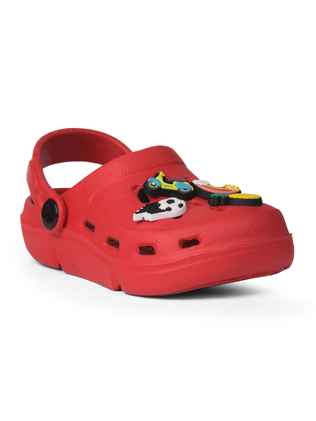 Bubblegummers Boy's Red Casual Clog Sandal - Red - View 1
