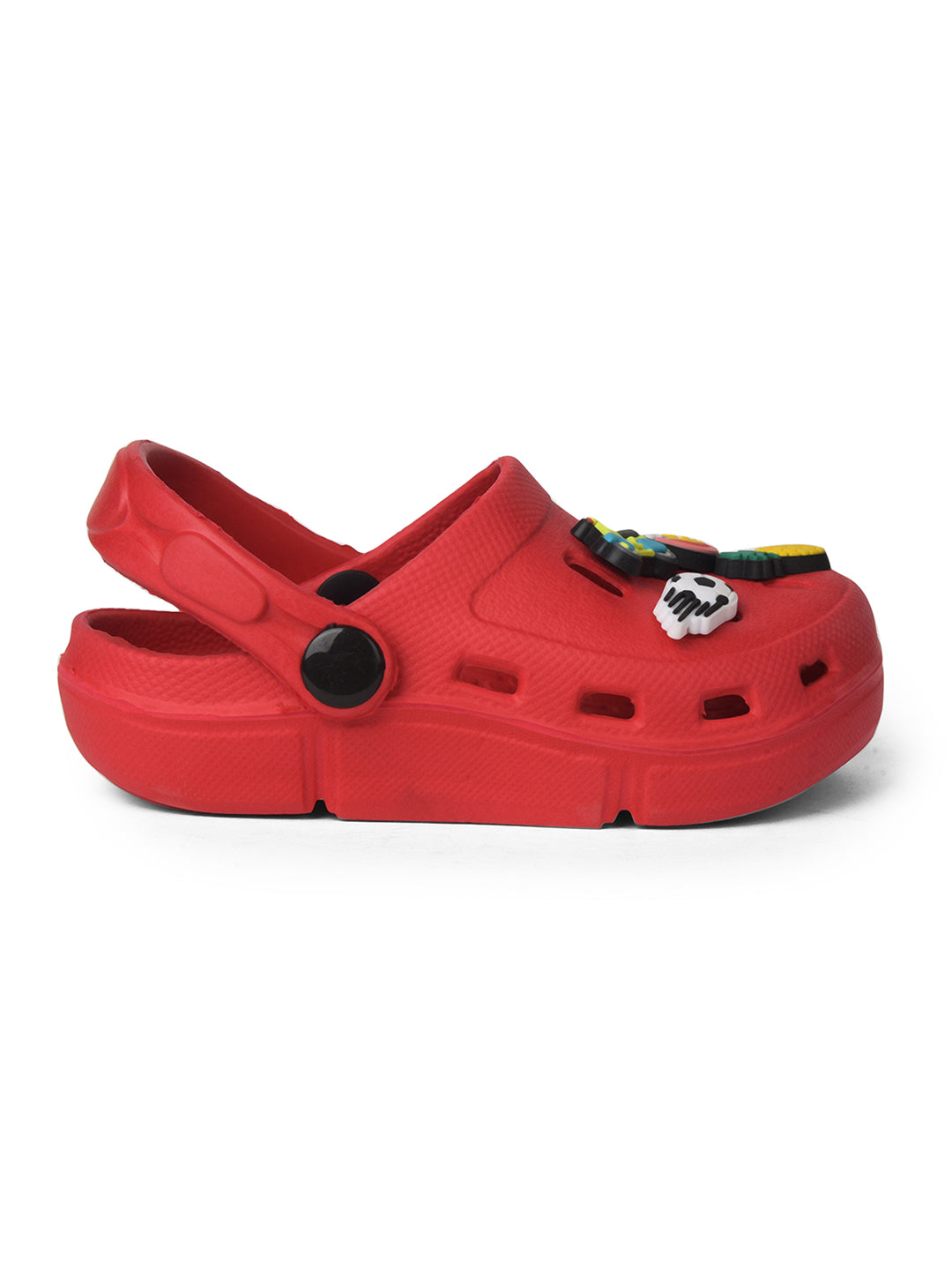 Bubblegummers Boy's Red Casual Clog Sandal - Red - View 2