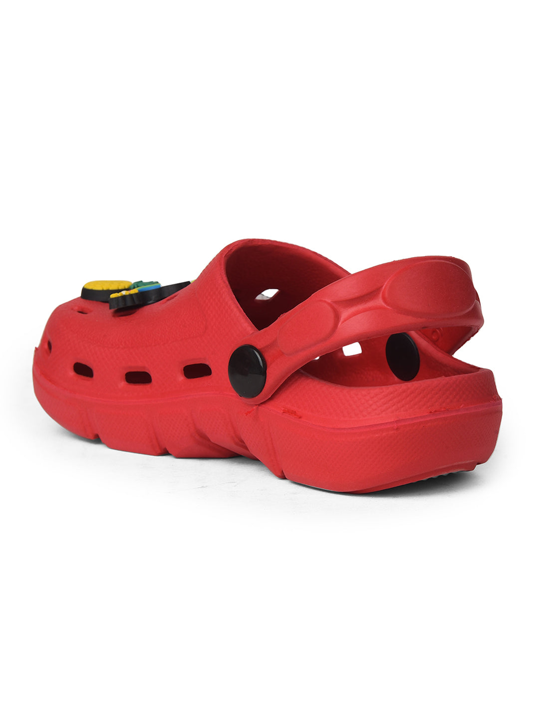 Bubblegummers Boy's Red Casual Clog Sandal - Red - View 3