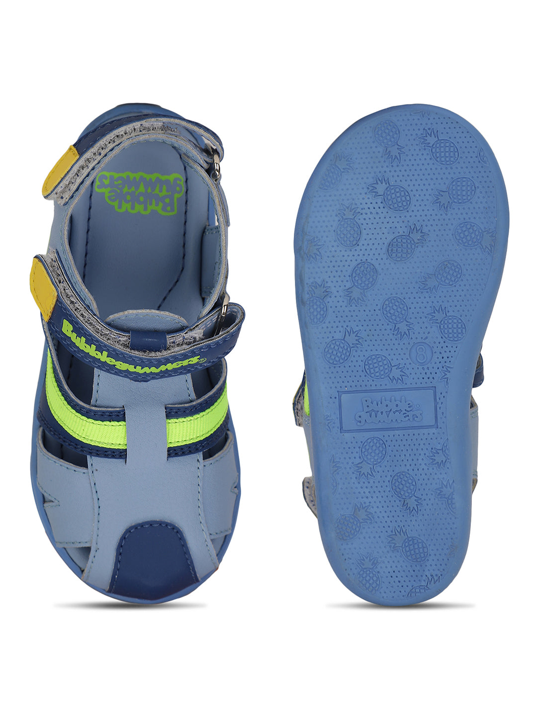 Bubblegummers Boys Casual Closed-toe Sandal - Blue - View 4